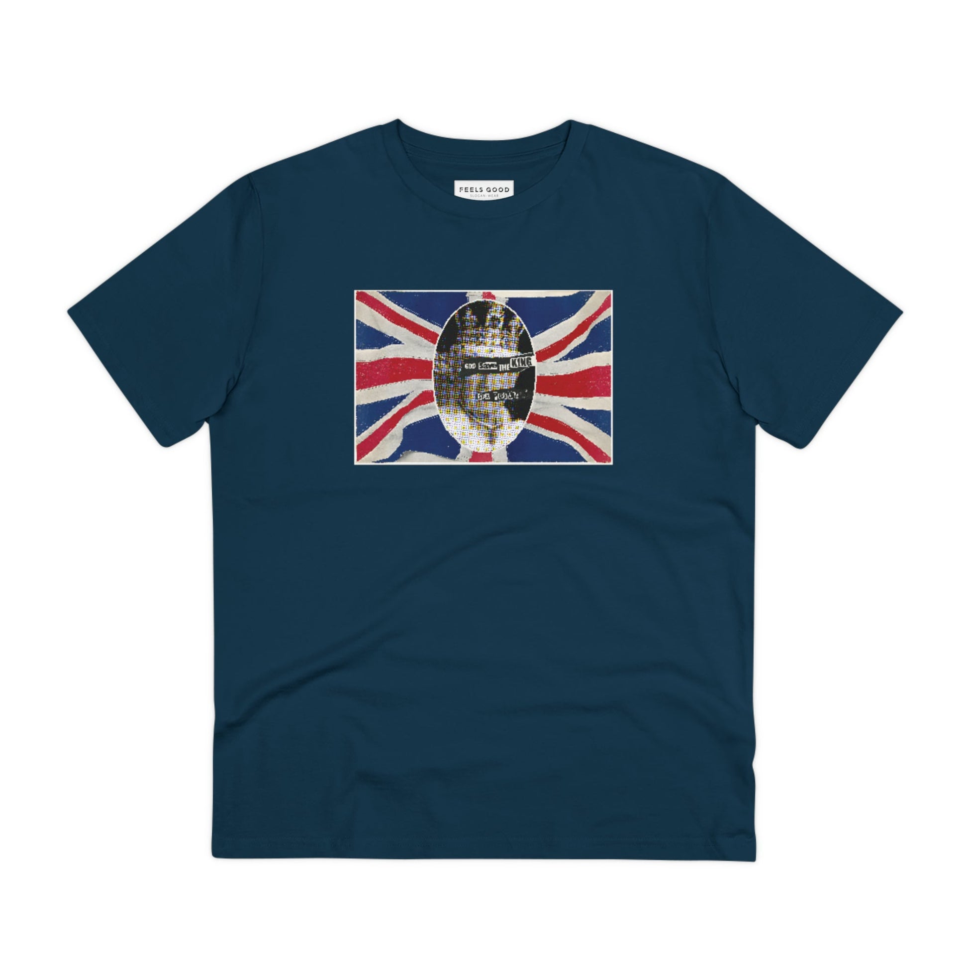 Top brand t-shirt: God Save The King Sex Pistols organic.
