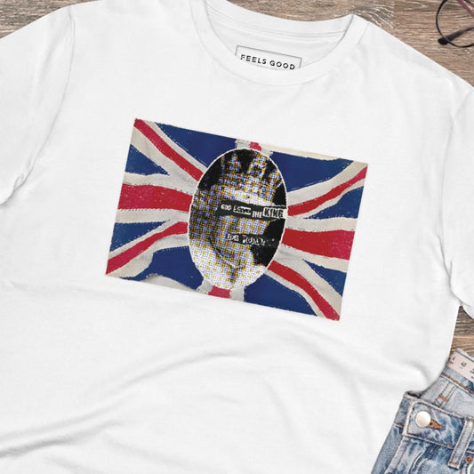 Best selling band tee: God Save The King Sex Pistols organic.
