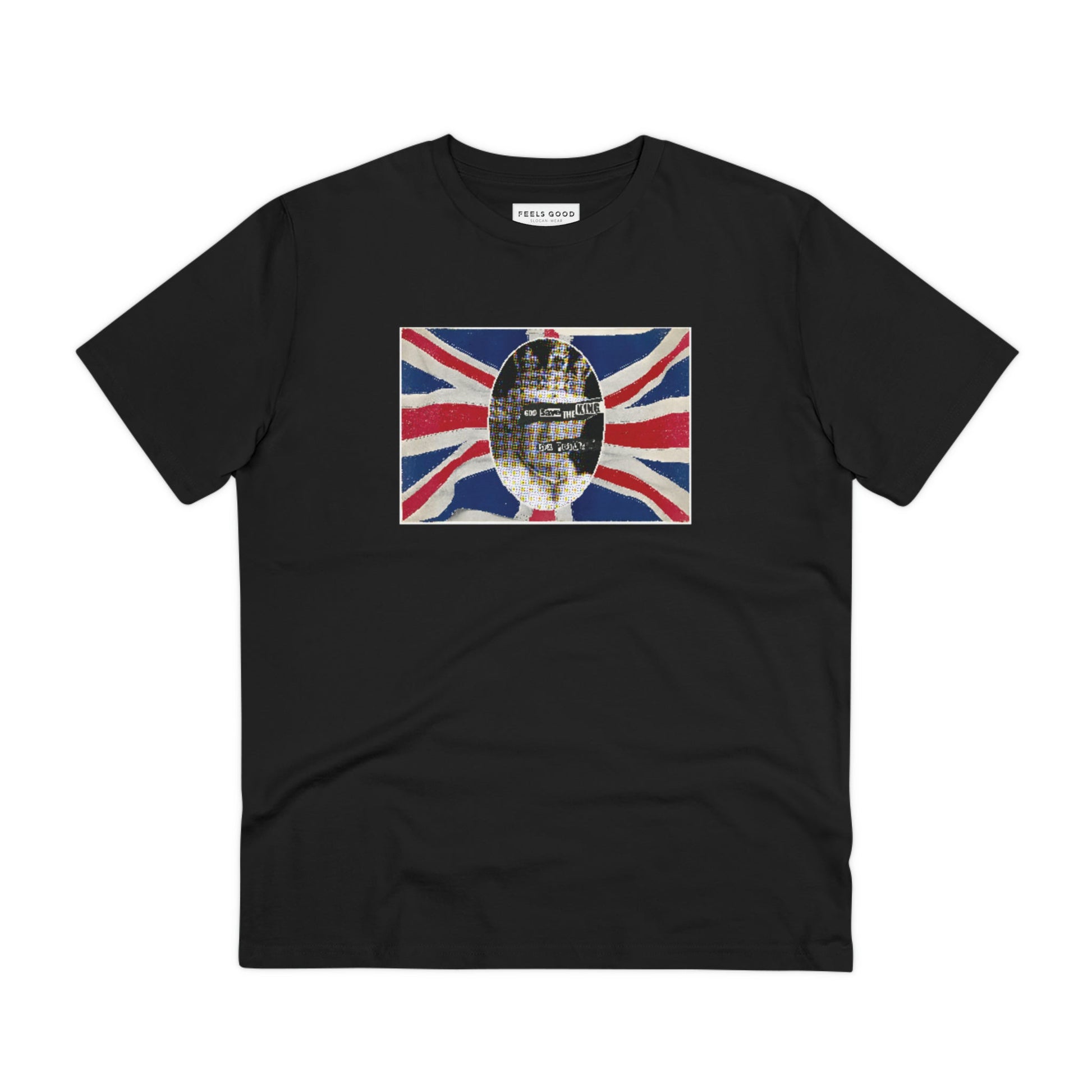Shop best t-shirts: Sex Pistols God Save The King cotton.
