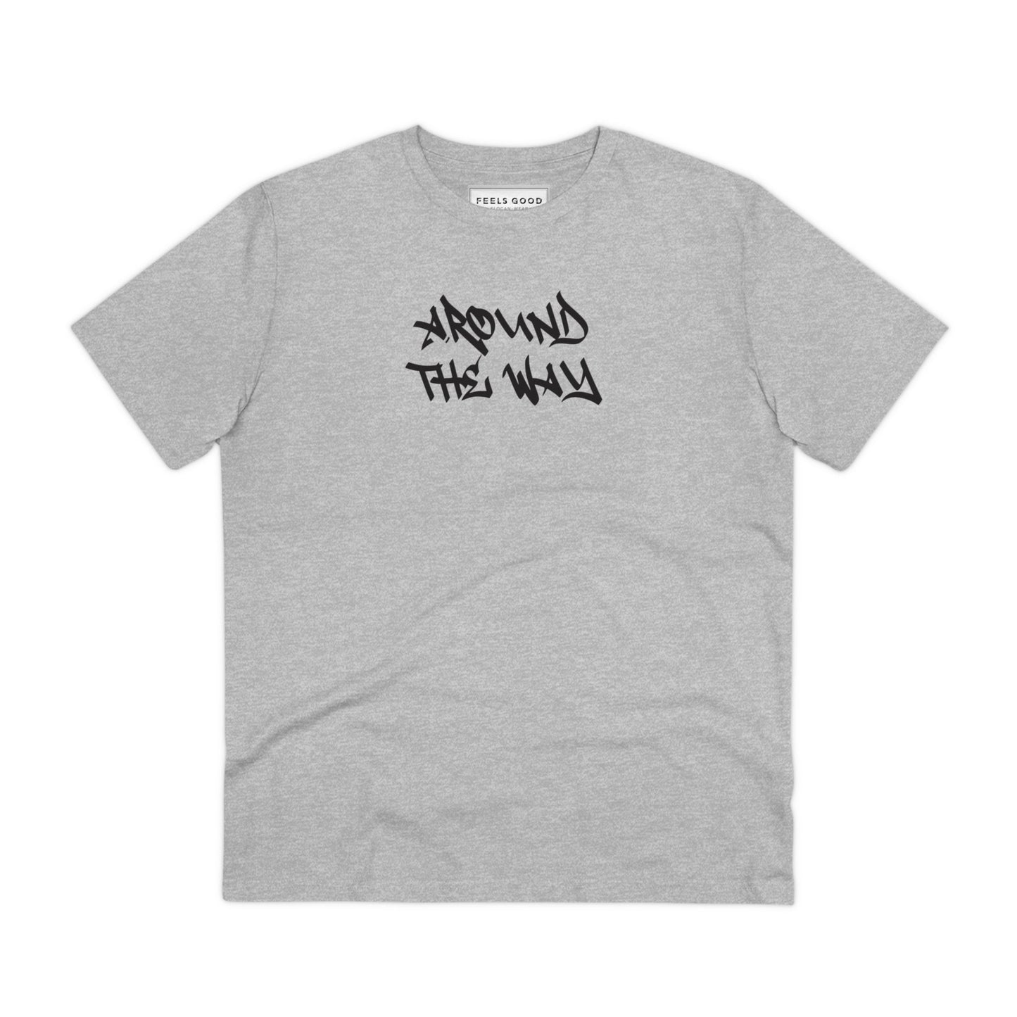 Hip Hop 'Around The Way' Organic Cotton T-shirt – Hip hop t shirts for trendy street style.