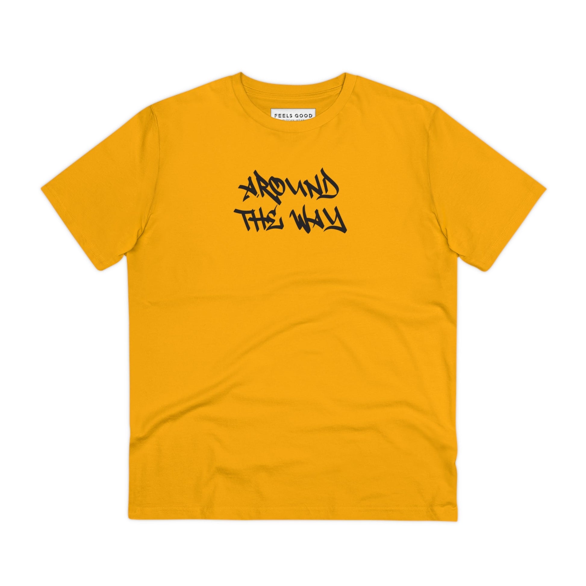 Hip Hop 'Around The Way' Organic Cotton T-shirt – Band t shirt women's streetwear style.