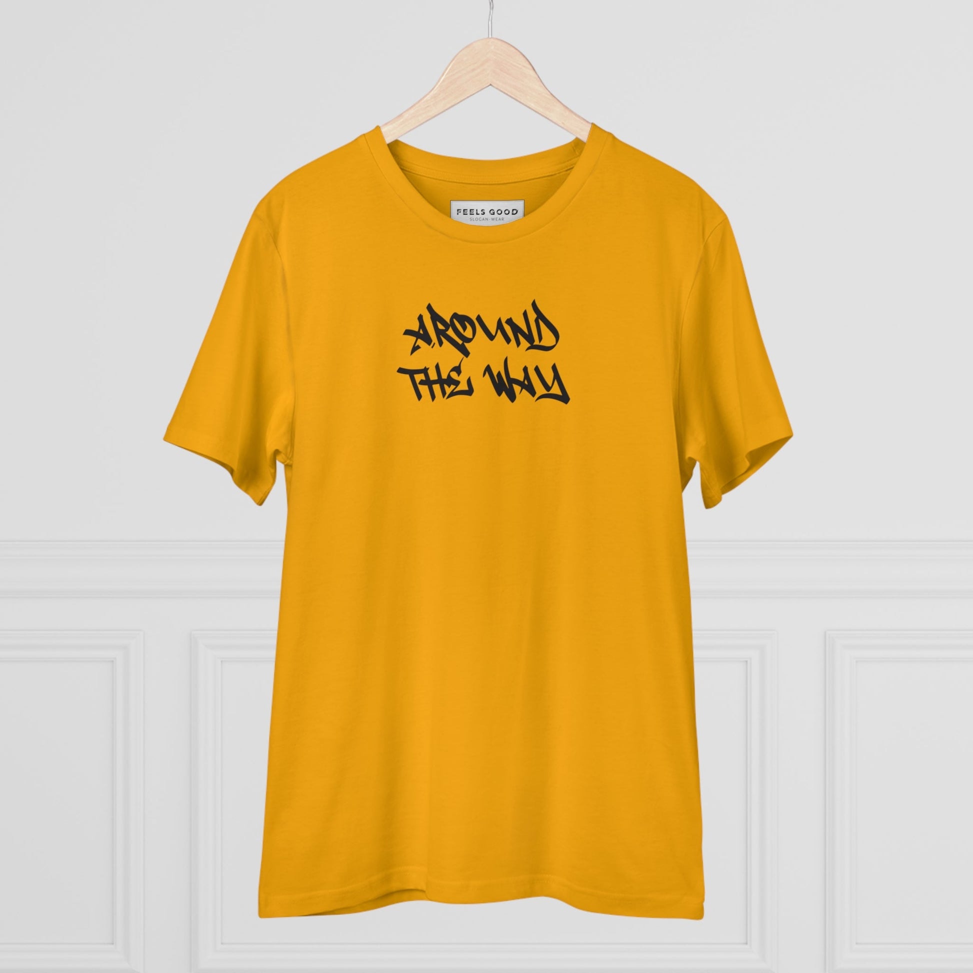Hip Hop 'Around The Way' Organic Cotton T-shirt – Unisex band tshirt with a modern vibe.