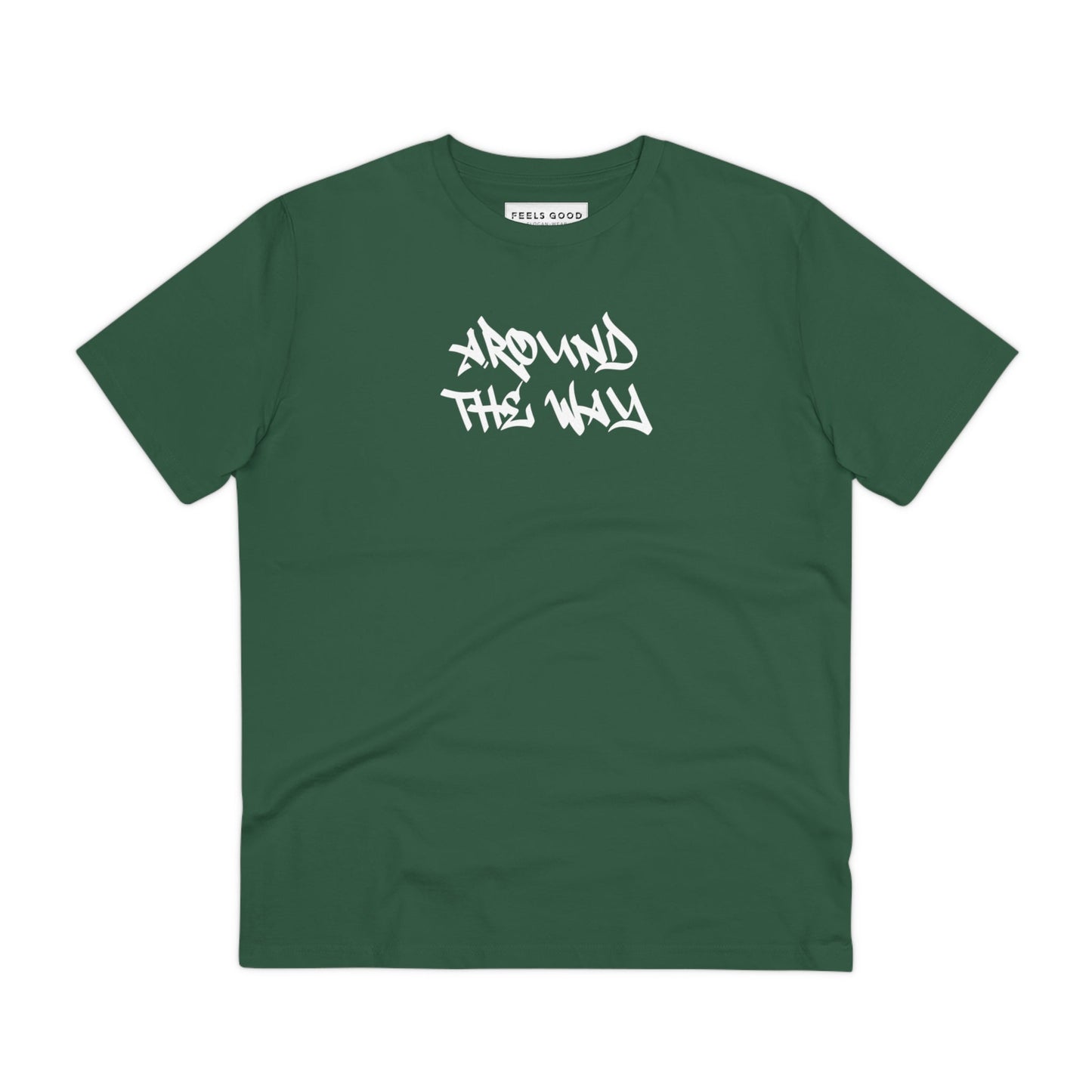 Hip Hop 'Around The Way' Organic Cotton T-shirt – Band t shirt women's design for comfort.

