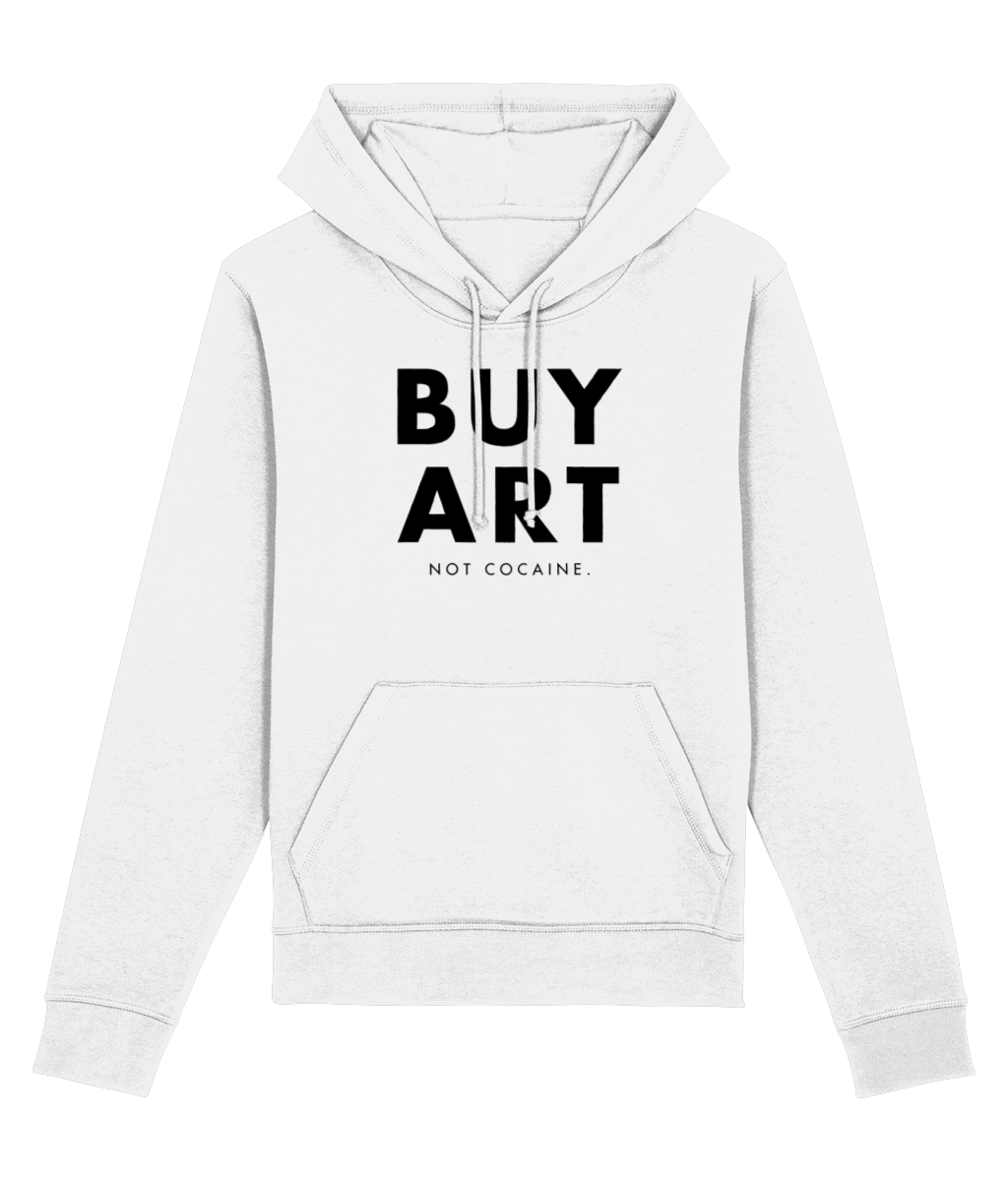 Urban hoodie with bold graphics and sustainable materials – an organic cotton hoodie for daily wear.