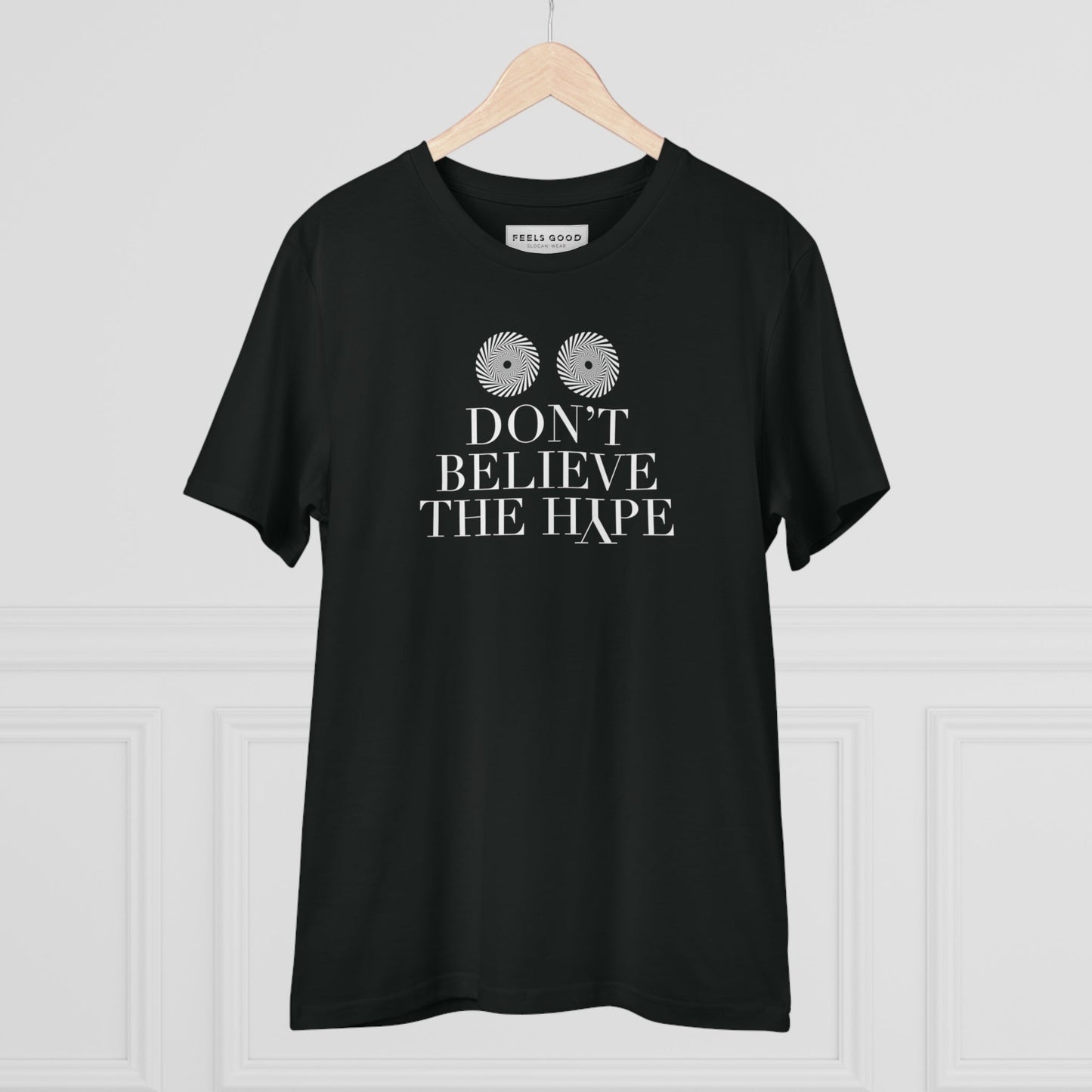 Breathable cotton tee with hip hop culture vibe and bold statement print.


