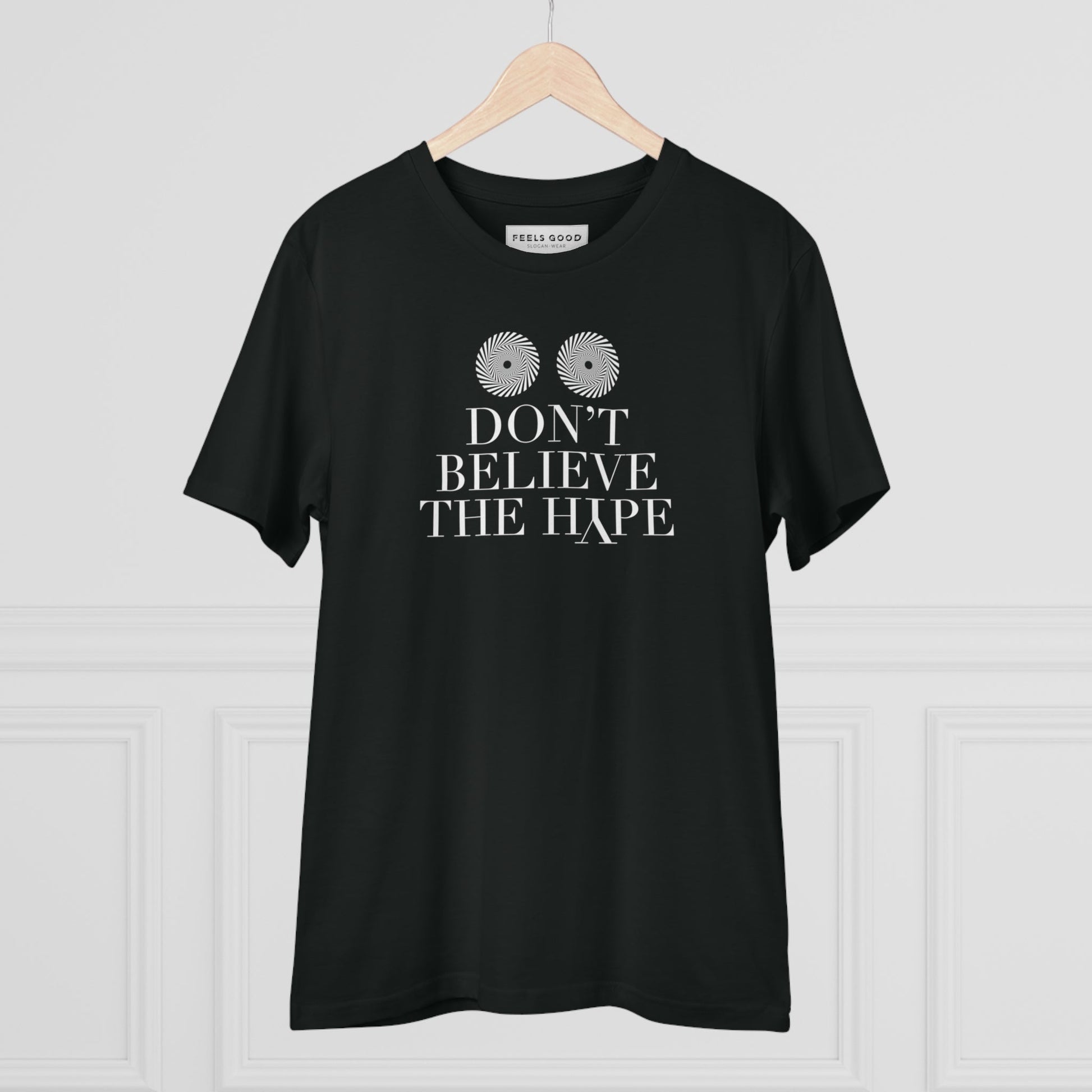Breathable cotton tee with hip hop culture vibe and bold statement print.


