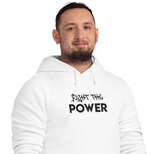 Hip Hop ‘Fight The Power’ organic cotton hoodie – statement hoodie