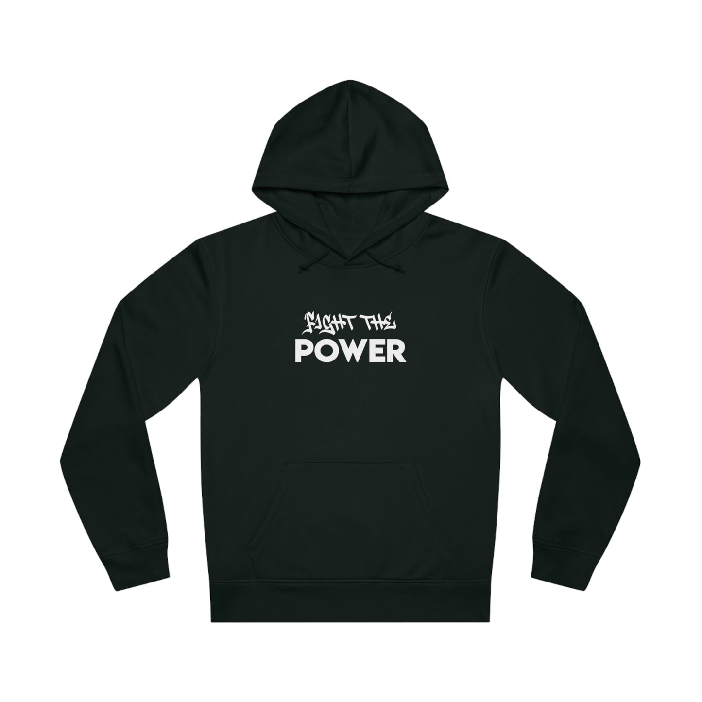 ‘Fight The Power’ unisex hoodie with a striking hip hop message