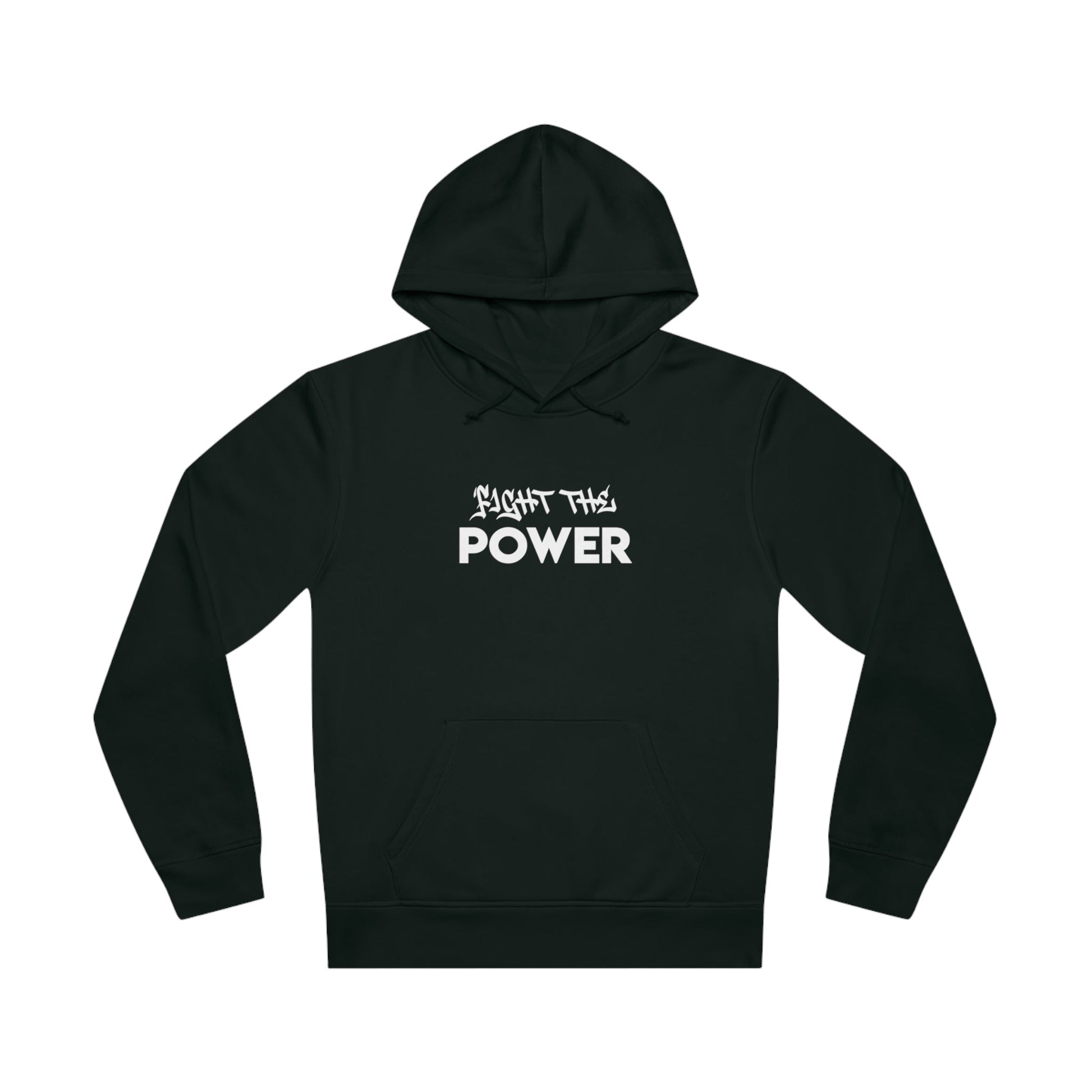 ‘Fight The Power’ unisex hoodie with a striking hip hop message