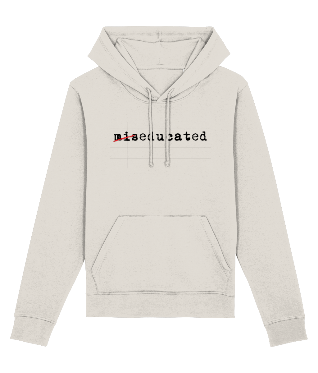 Hip Hop 'Miseducated' Organic Cotton Hoodie - Cool Hoodie