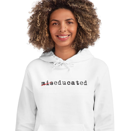 Hip Hop 'Miseducated' Organic Cotton Hoodie – eco hoodies for conscious streetwear

