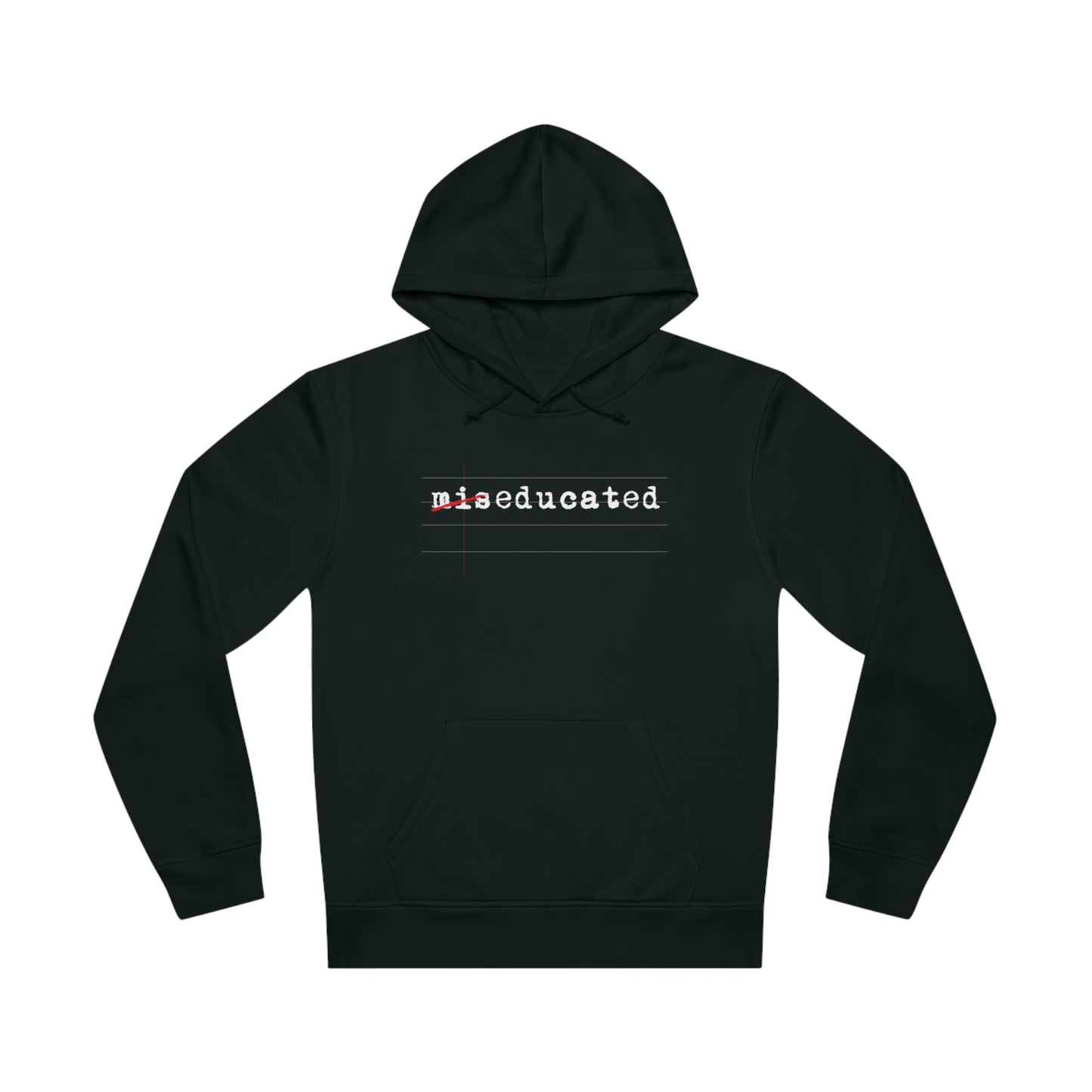 Hip Hop 'Miseducated' Organic Cotton Hoodie – organic cotton hoodie for music lovers

