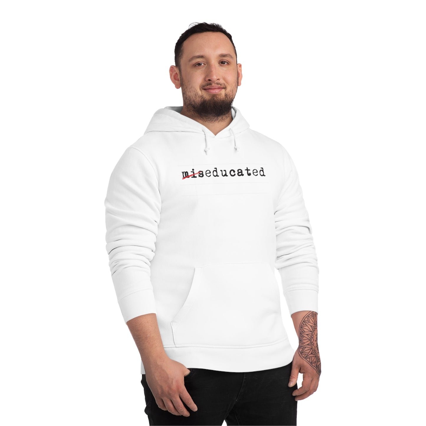 Hip Hop 'Miseducated' Organic Cotton Hoodie - Cool Hoodie