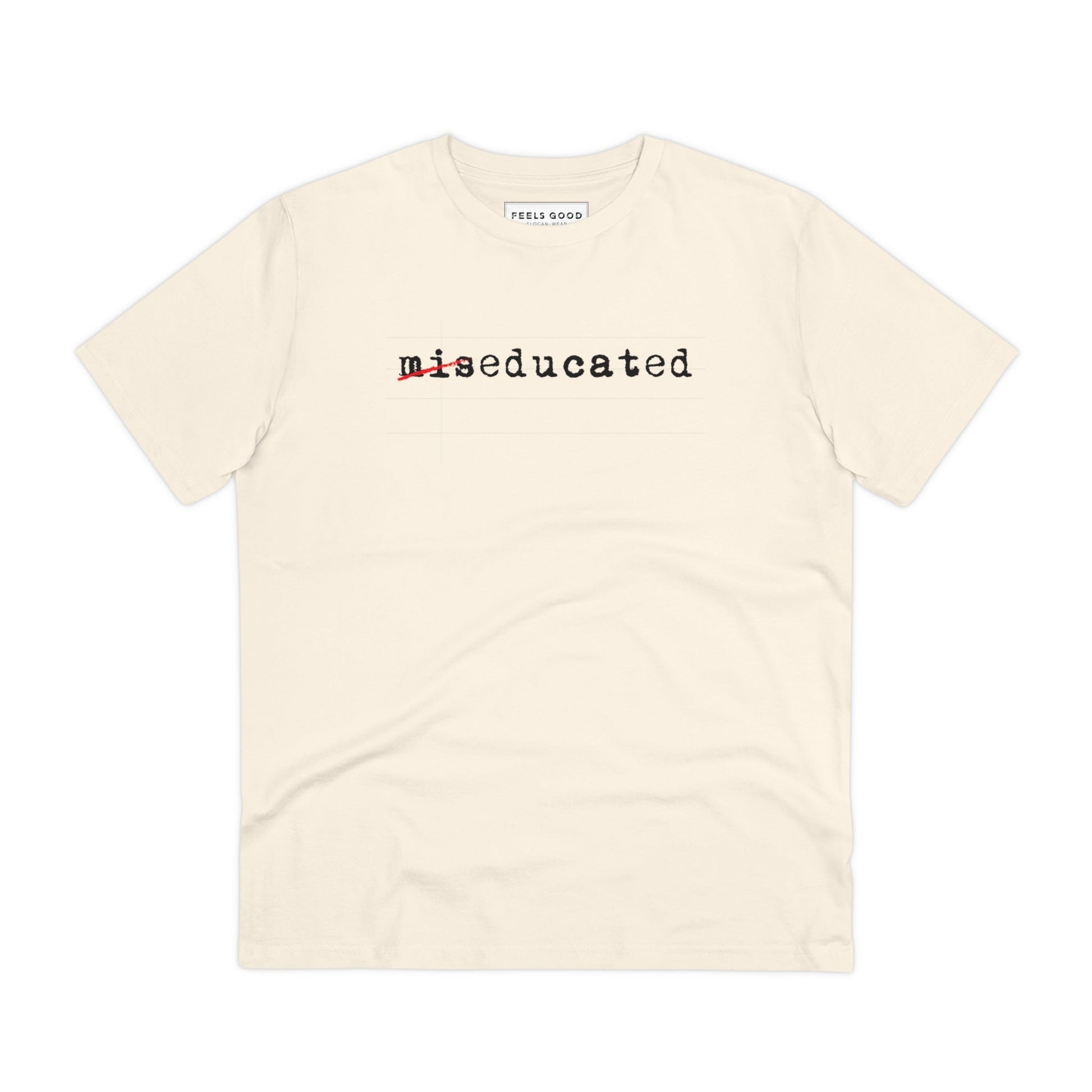Michael Jackson costume inspiration shines through in the Hip Hop 'Miseducated' Organic tee.

