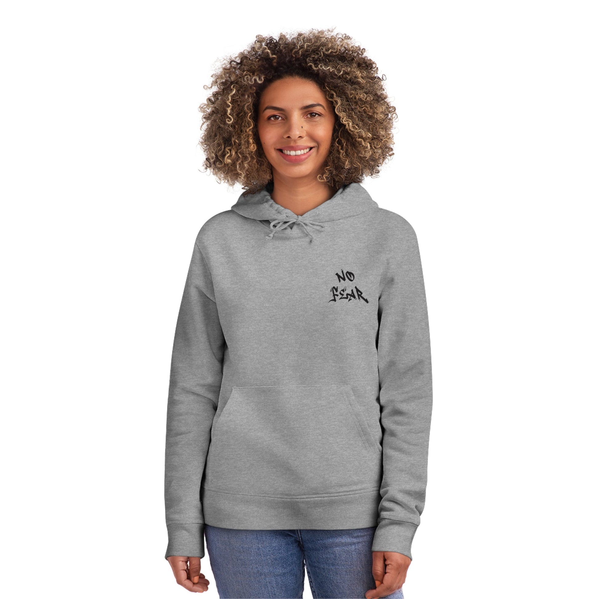 Trendy ‘No Fear’ hoodie with a bold graphic print