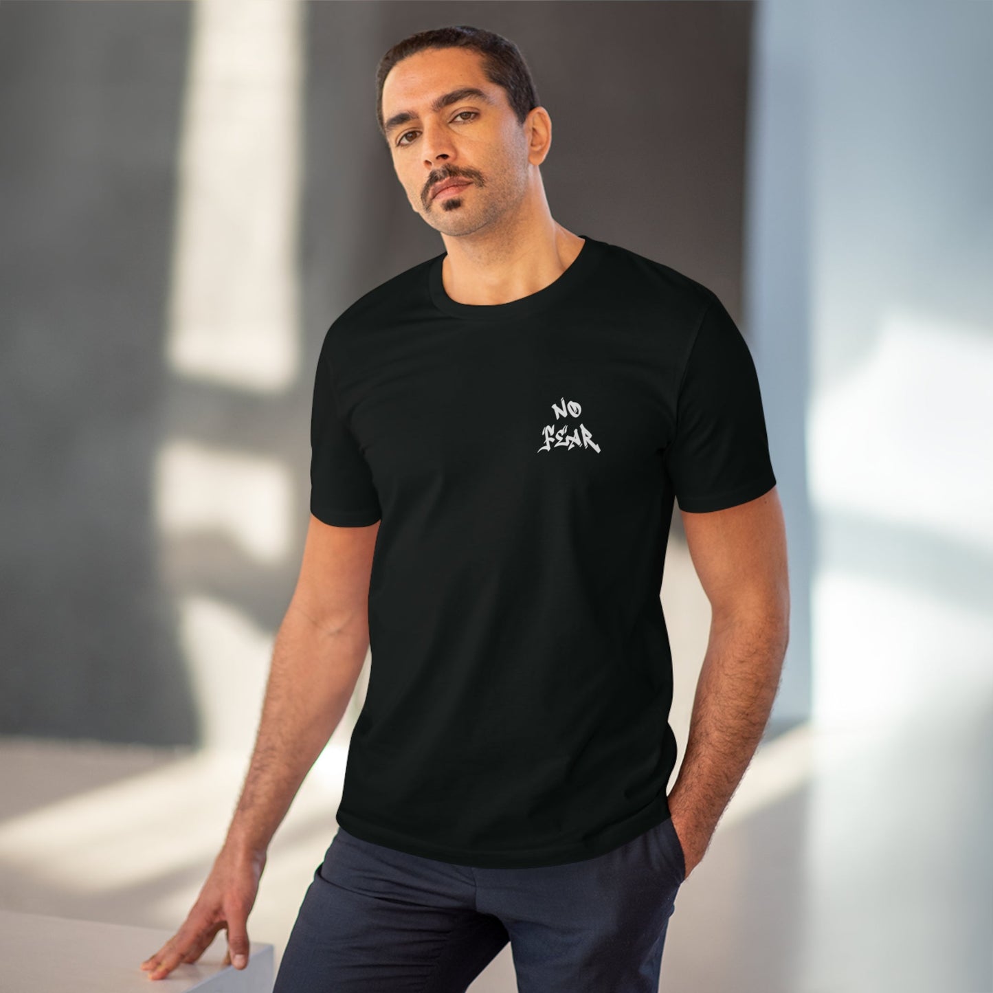 Streetwear t shirts bold drop – Hip Hop 'No Fear' Organic Cotton T-shirt

