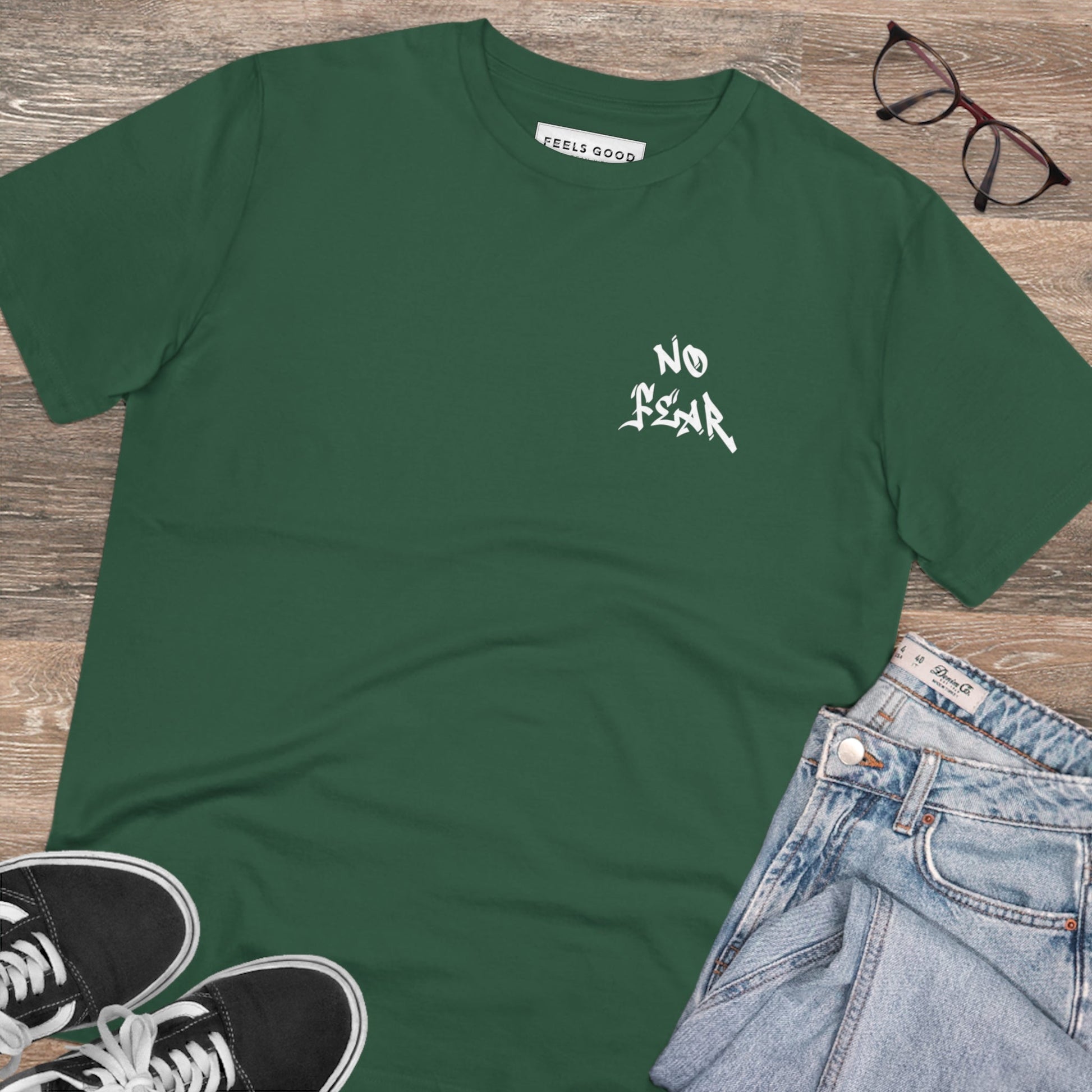 Statement-making hiphop t shirt – No Fear style

