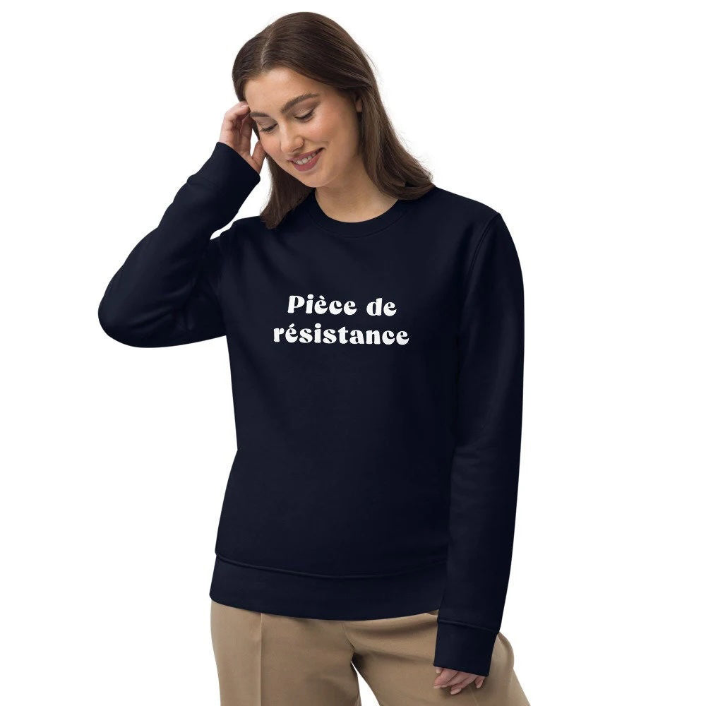 Unique Francophile gifts, the Francophile 'The Cream Of The Crop' Sweatshirt is stylish and sustainable.