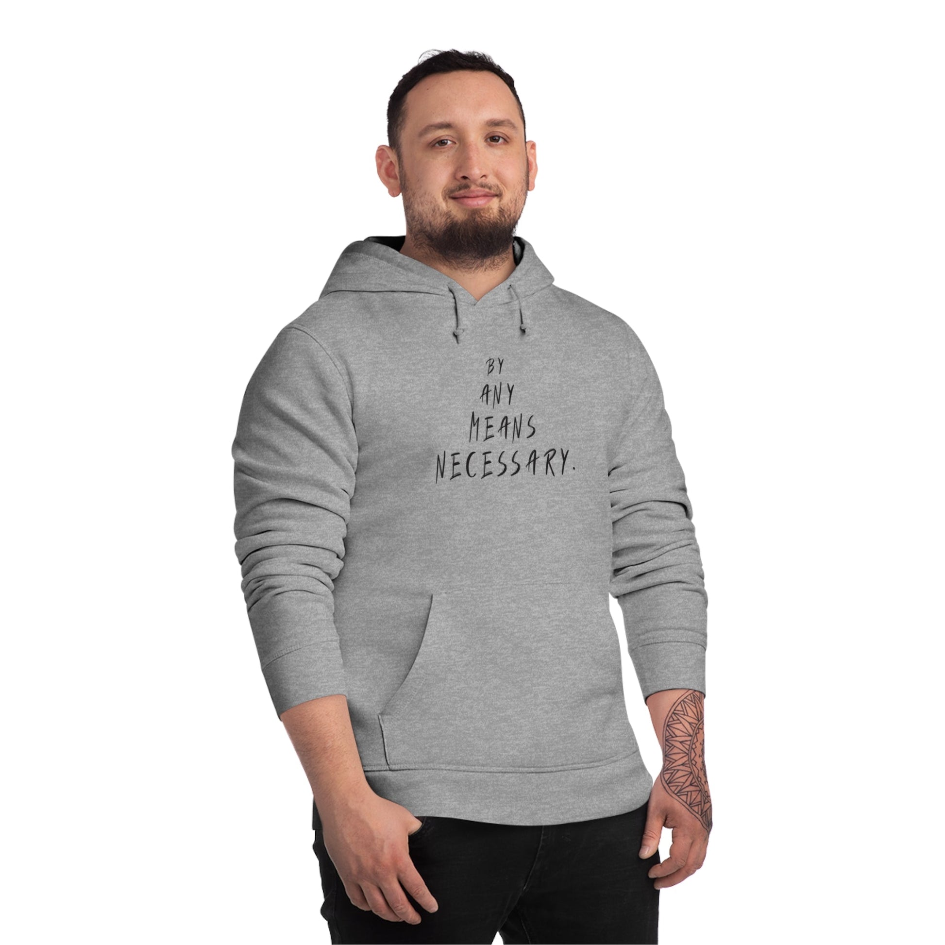 Graphic hoodie for men and women featuring Malcolm X