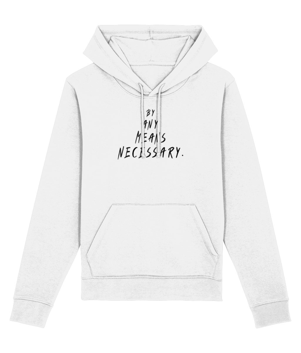 Hoodies with writing on the back – Malcolm X motivational quote