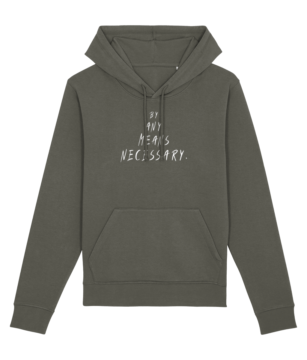 Streetwear hoodie inspired by Malcolm X’s powerful words
