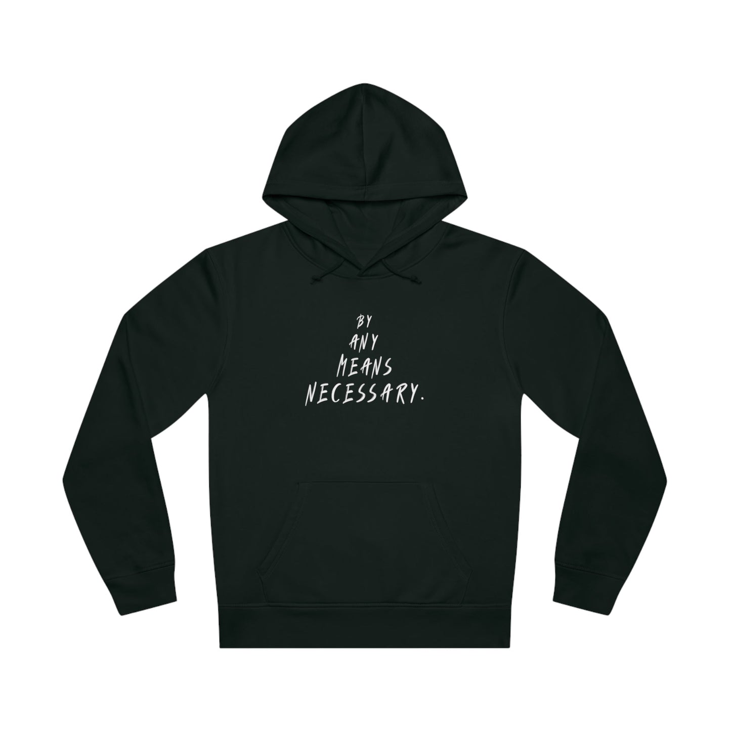 Trendy hoodie with writing on the back – Malcolm X edition
