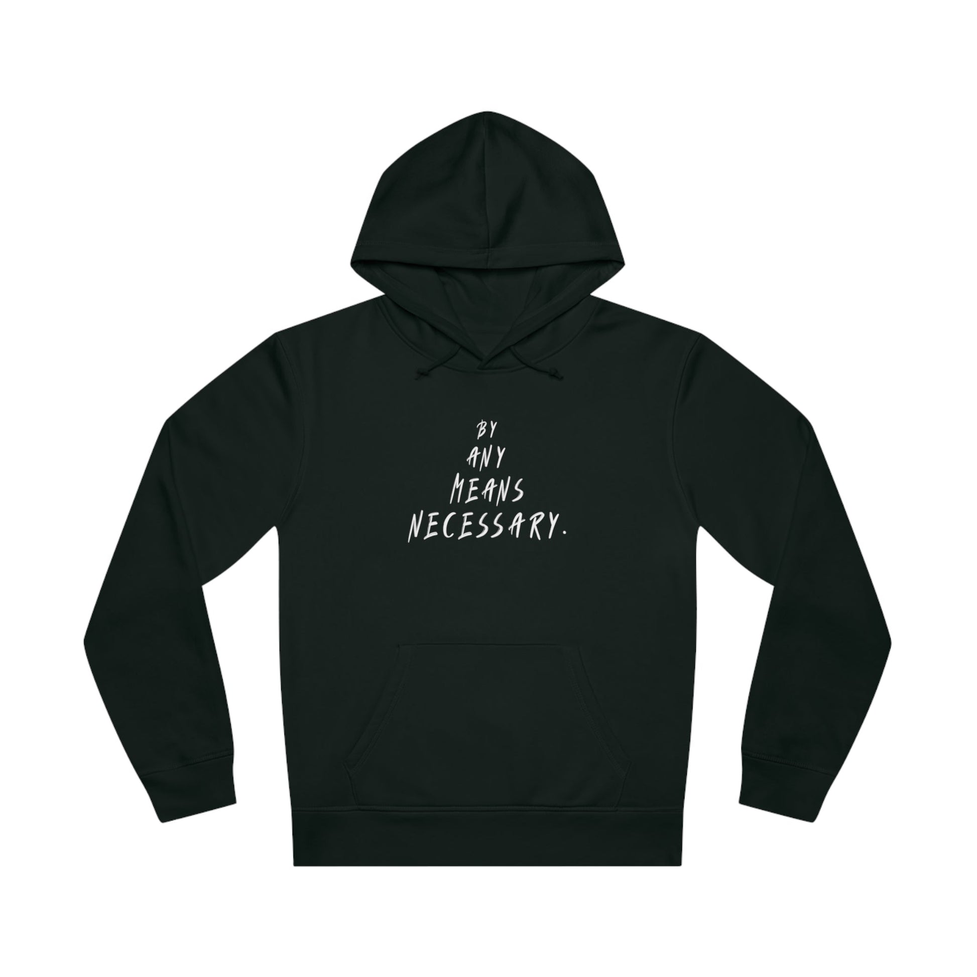 Trendy hoodie with writing on the back – Malcolm X edition