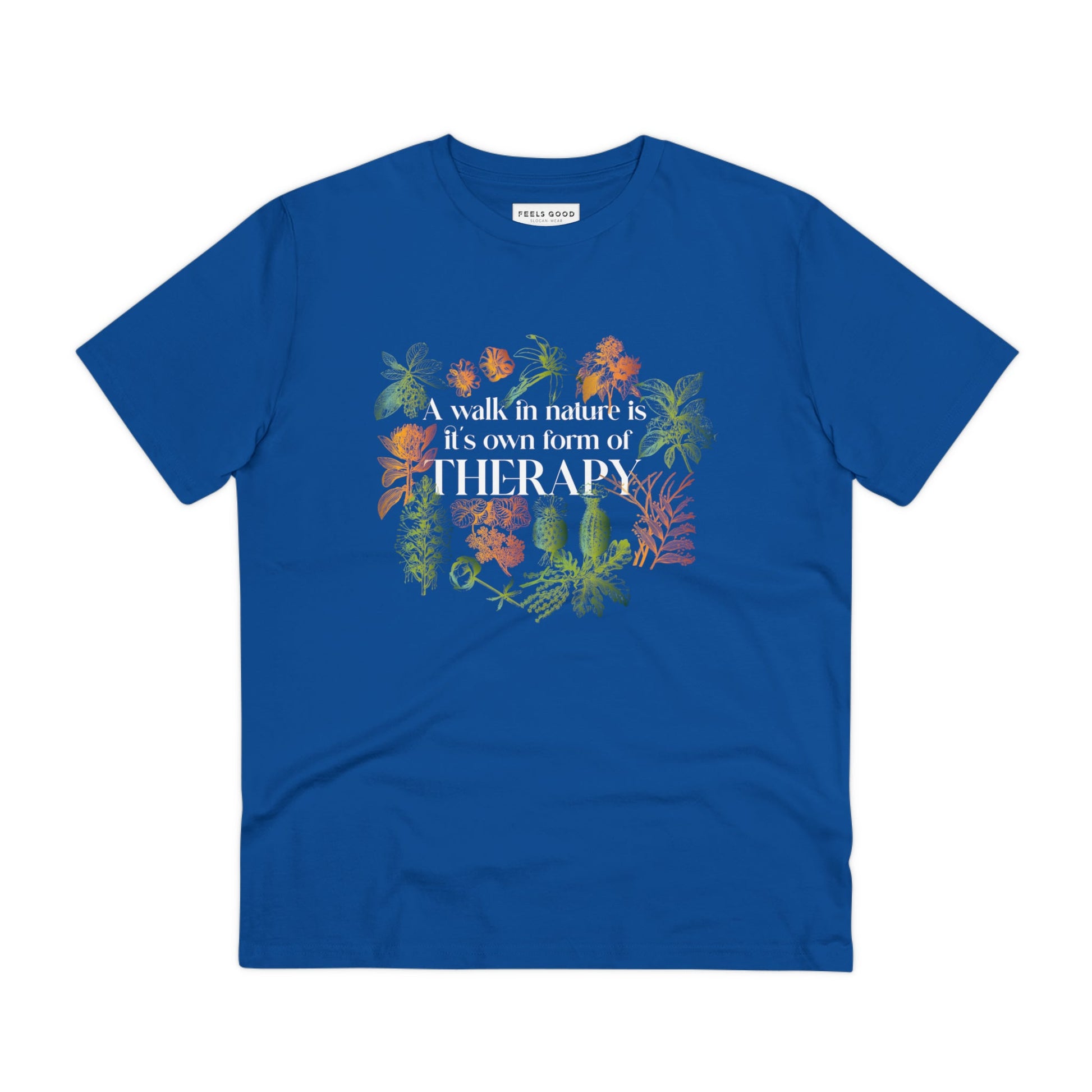 Organic cotton meets nature in the "Walk In Nature Therapy" travel t-shirt
