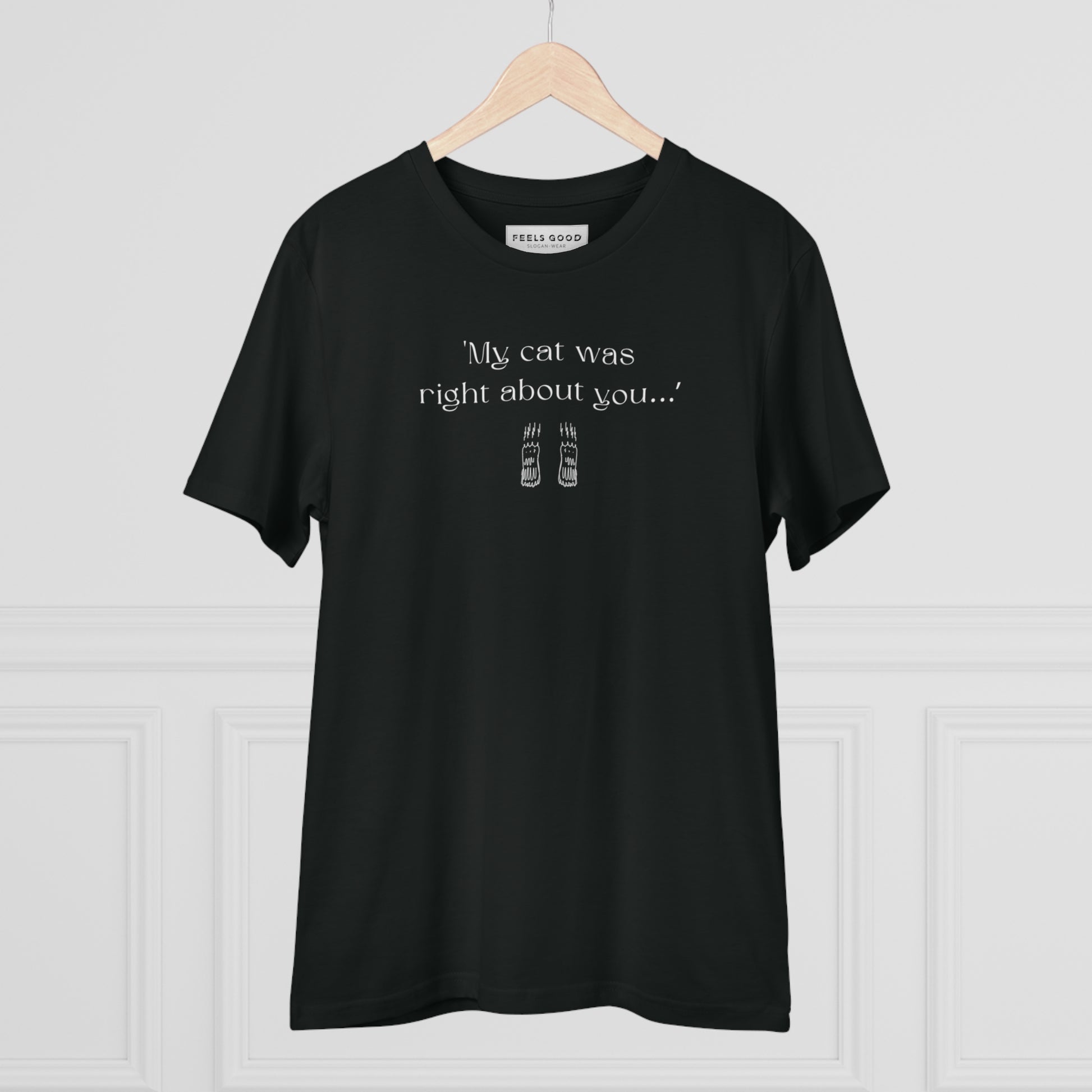 Organic Cotton 'The Cats Truth' Organic Cotton T-shirt - Fun Cat T shirt