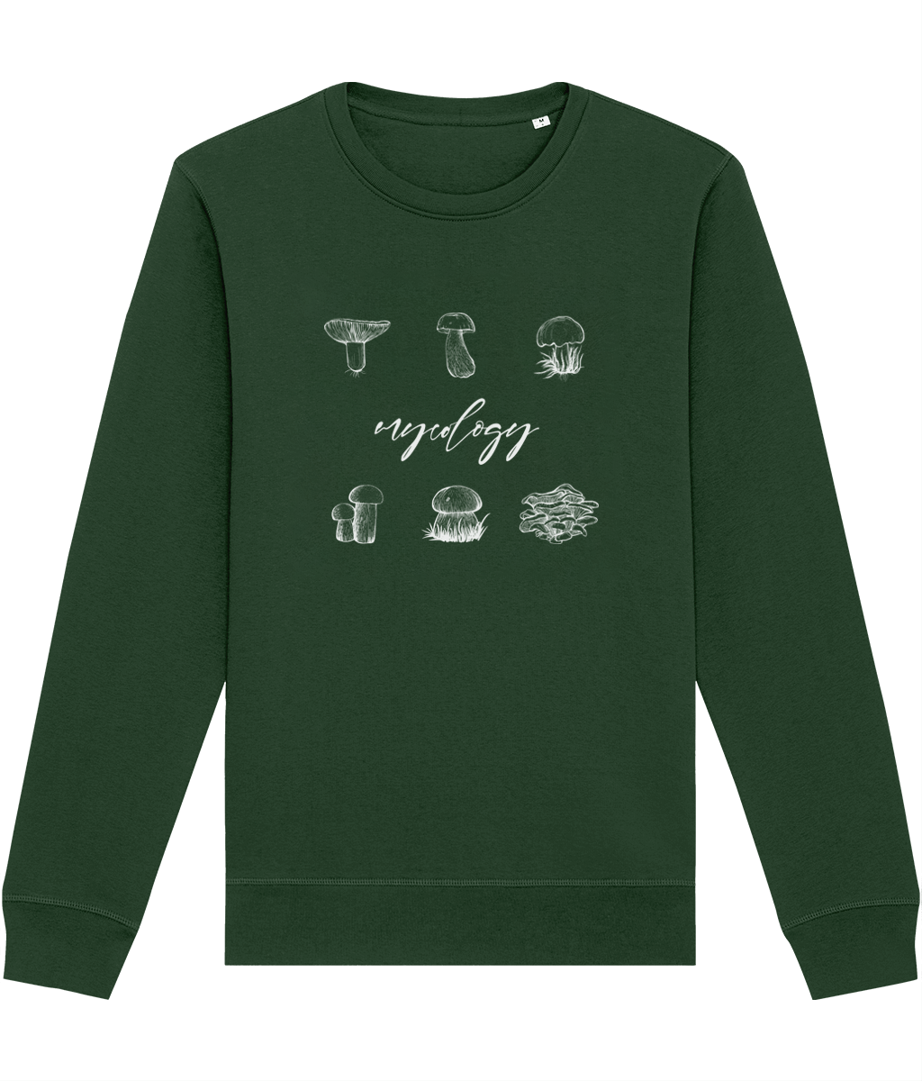 Love nature? The Nature 'Mycology' Mushroom organic cotton sweatshirt is a must-have for travelers!