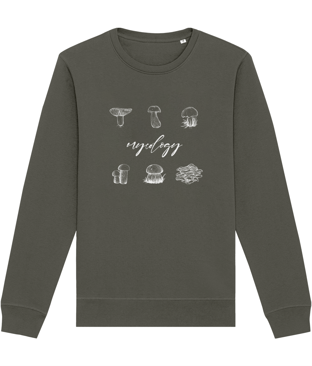 Get outdoors with the Nature 'Mycology' Mushroom organic cotton sweatshirt—inspired by Mother Nature!