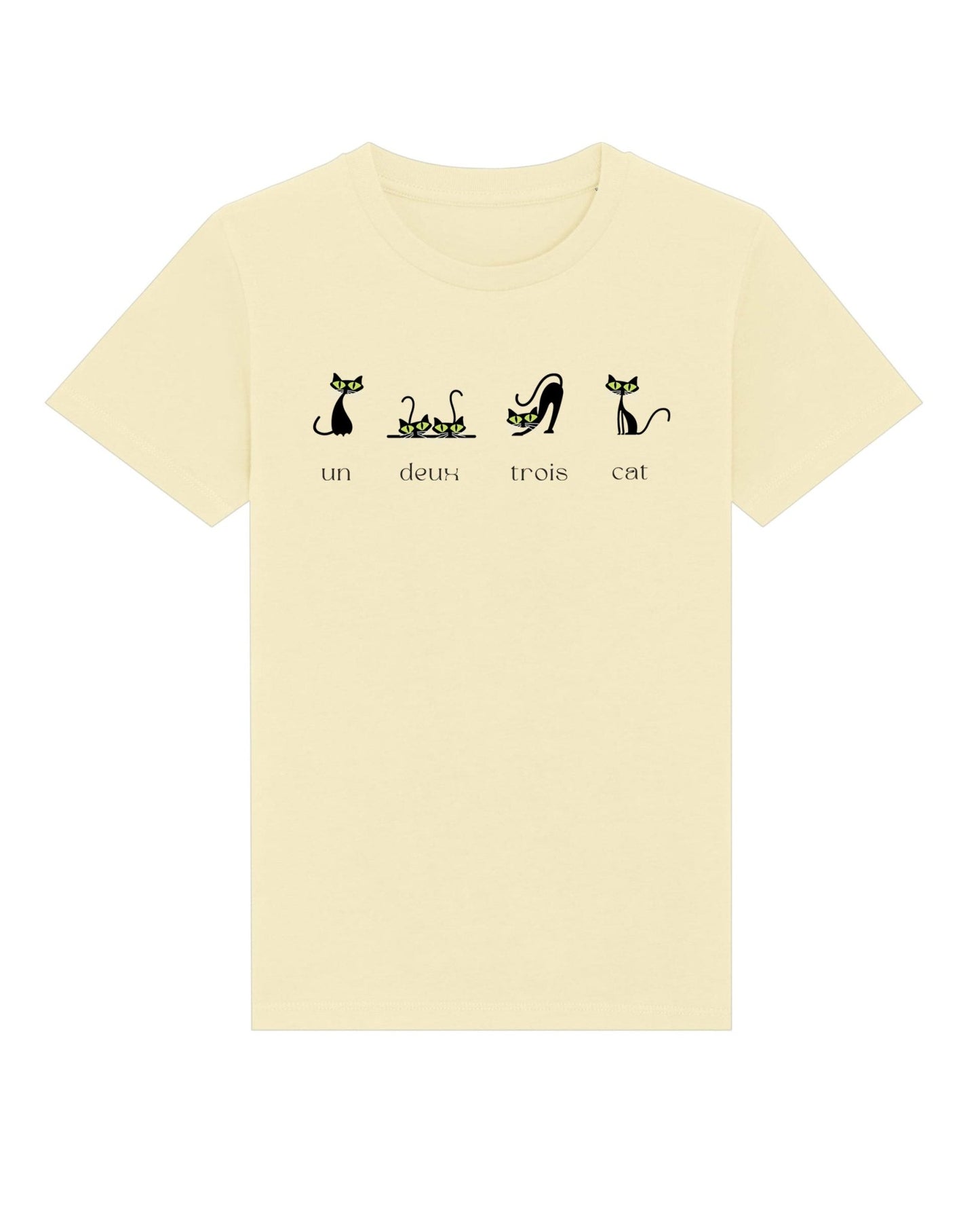 Cat t-shirts kids, Organic '4 French Cats', animal print t shirts children

