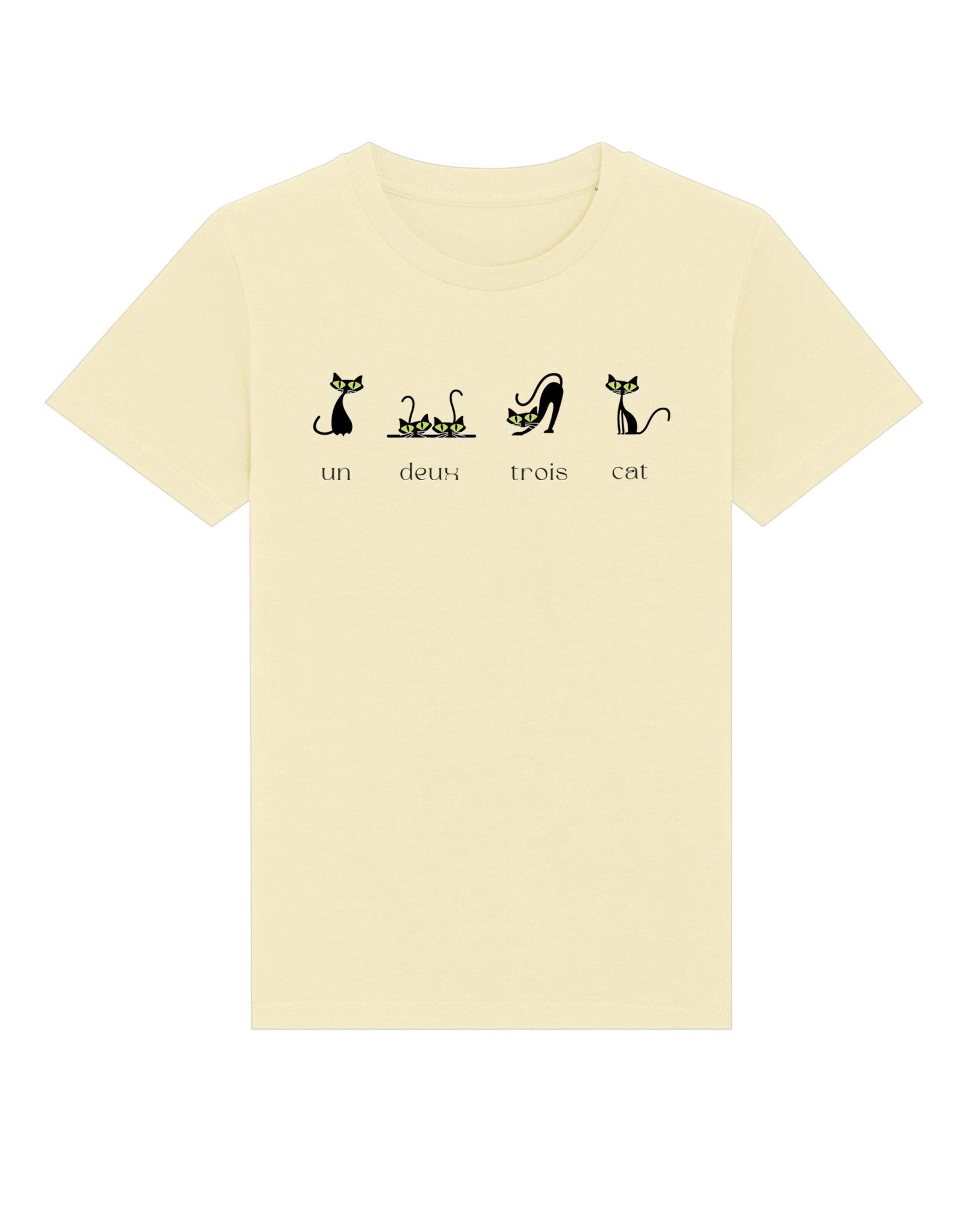 Cat t-shirts kids, Organic '4 French Cats', animal print t shirts children


