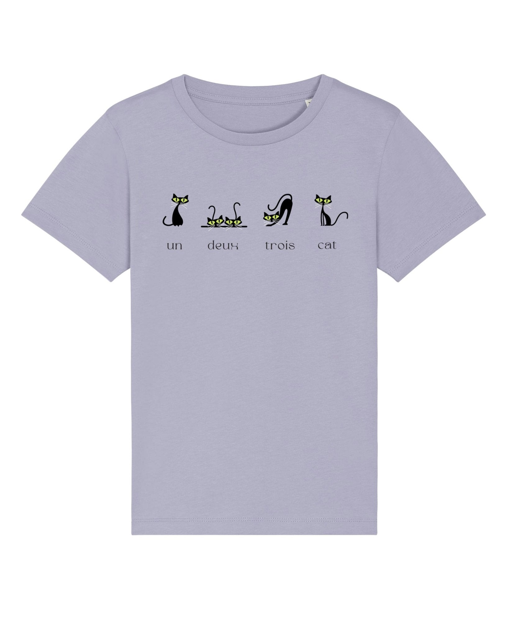 Organic Cotton T-shirt '4 French Cats', hello kitty and friends clothes style

