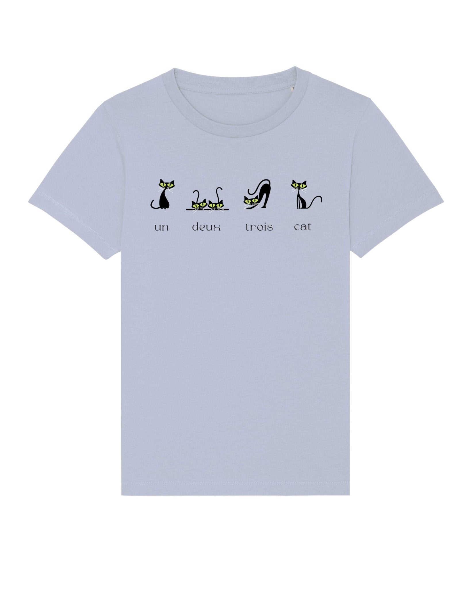 '4 French Cats' Kids T-shirt, gender neutral kids clothes, animal print

