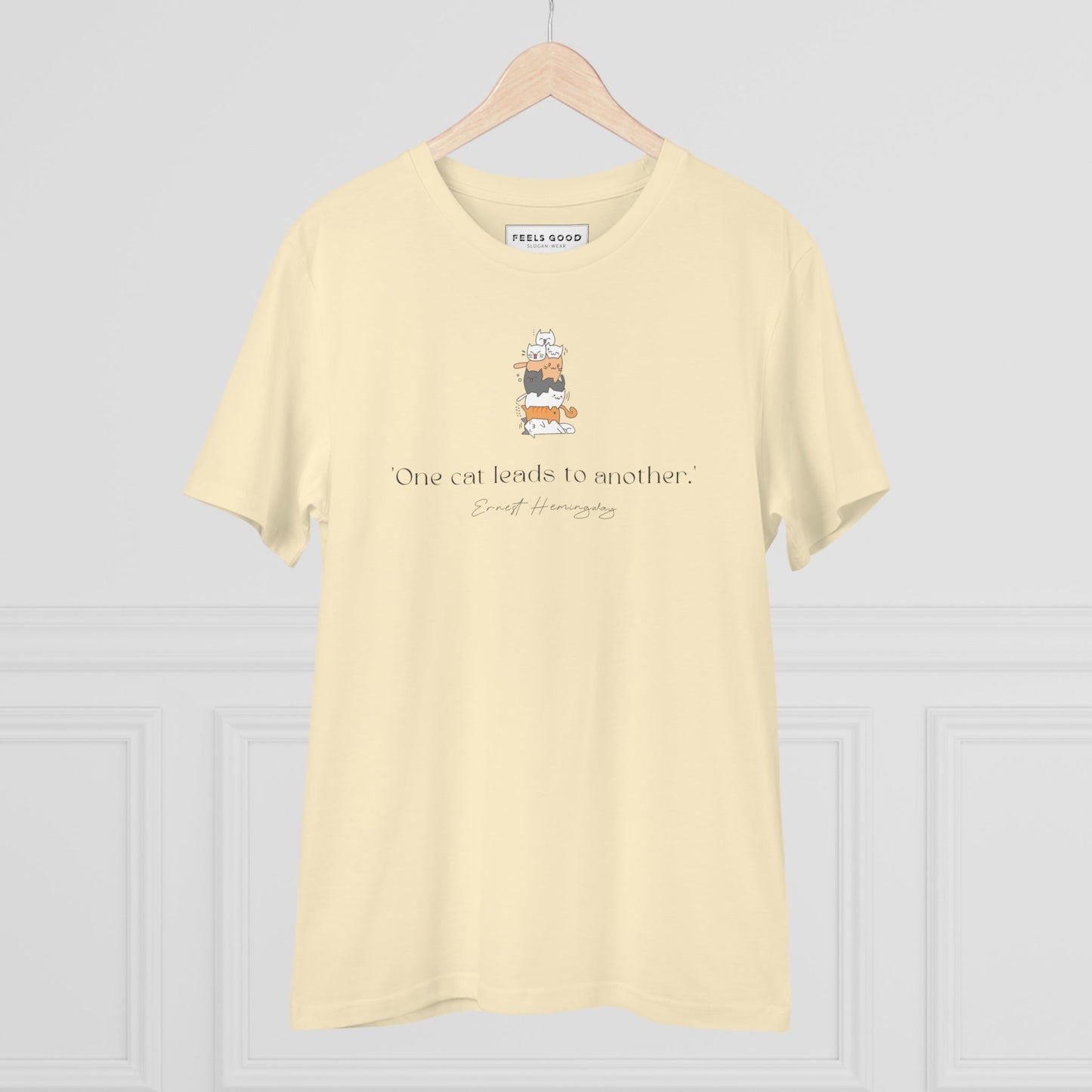 Organic Cotton 'A Pile of Cats' Funny T-shirt - Fun Cat T shirt
