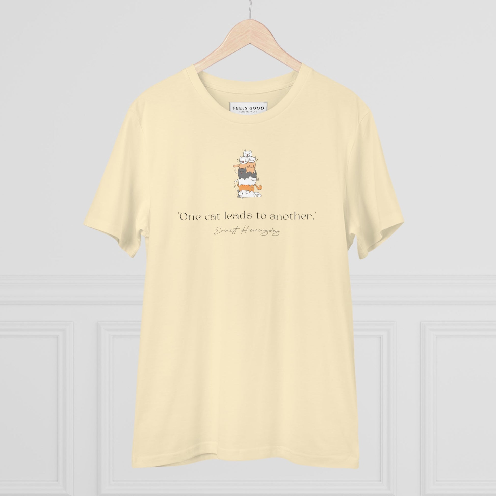 Organic Cotton 'A Pile of Cats' Funny T-shirt - Fun Cat T shirt