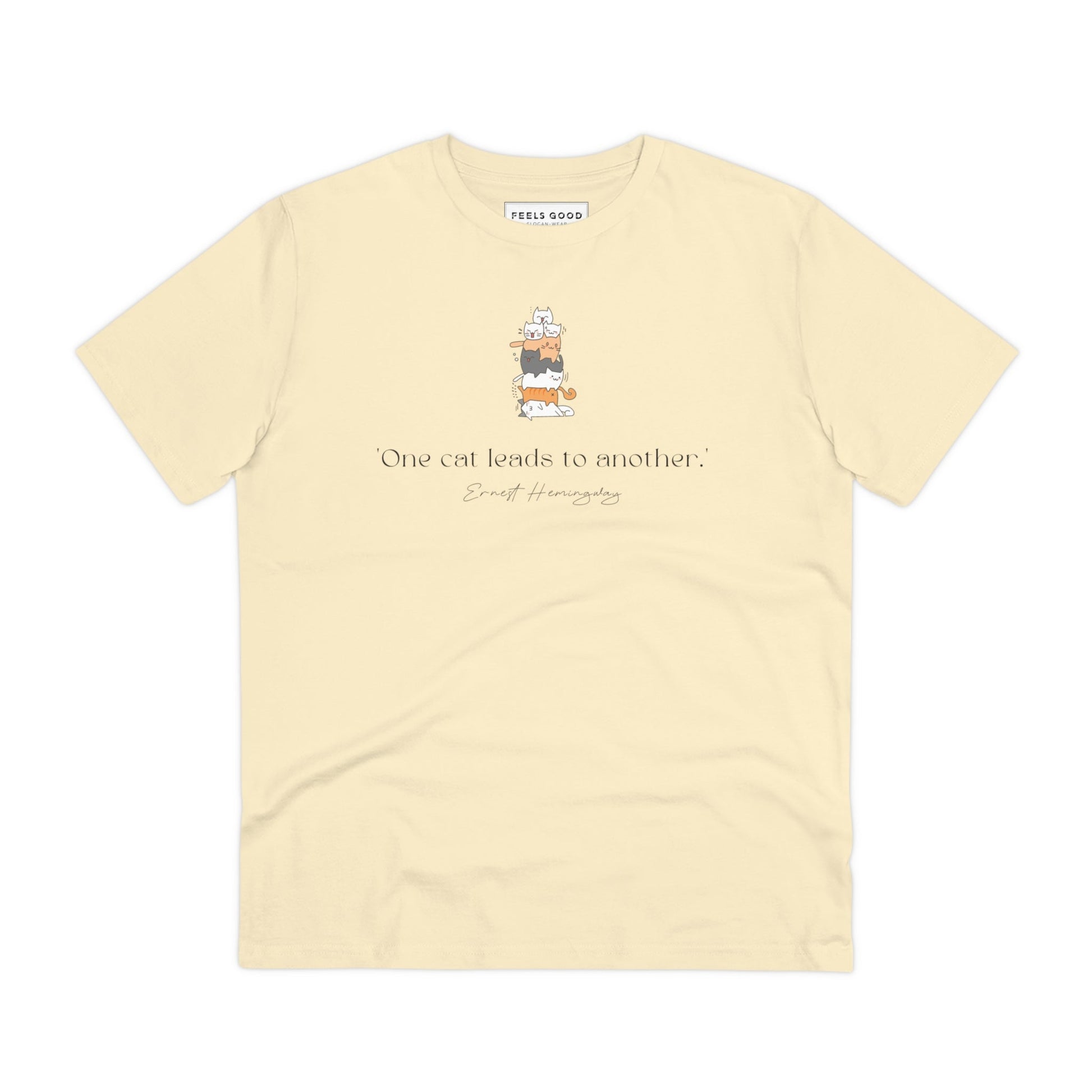 Organic Cotton 'A Pile of Cats' Funny T-shirt - Fun Cat T shirt