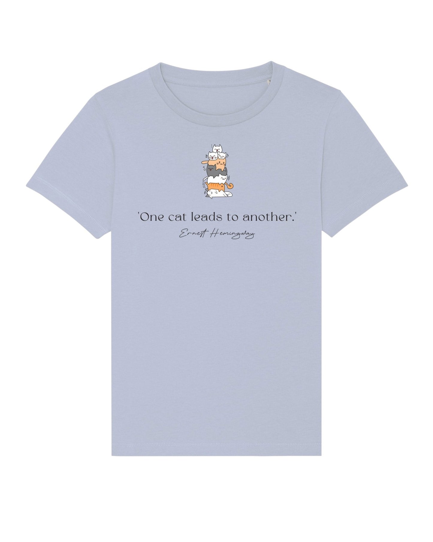 Hello Kitty Outfit for Kids - Organic Cotton 'A Pile Of Cats' Cat T-shirt.
