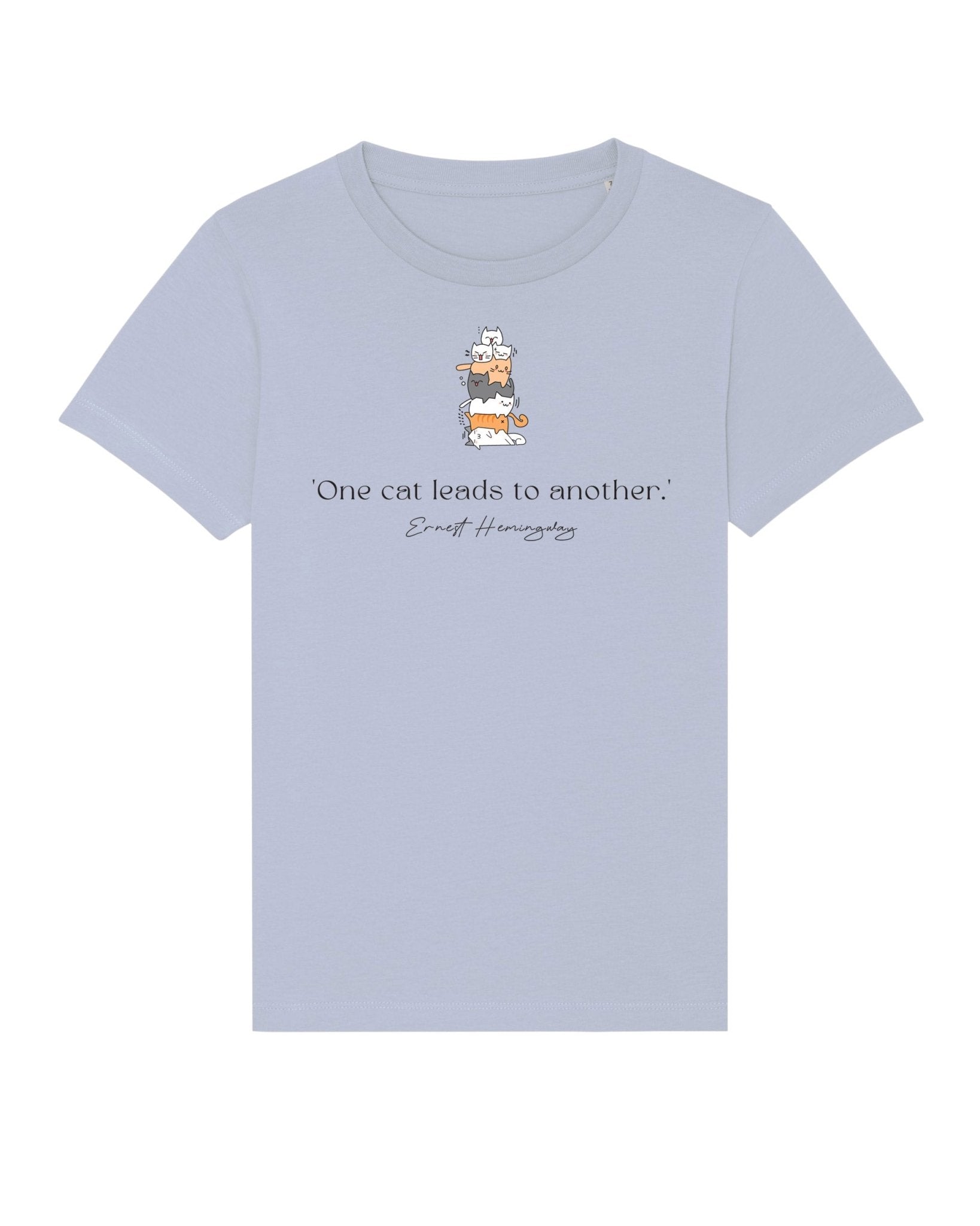 Hello Kitty Outfit for Kids - Organic Cotton 'A Pile Of Cats' Cat T-shirt.