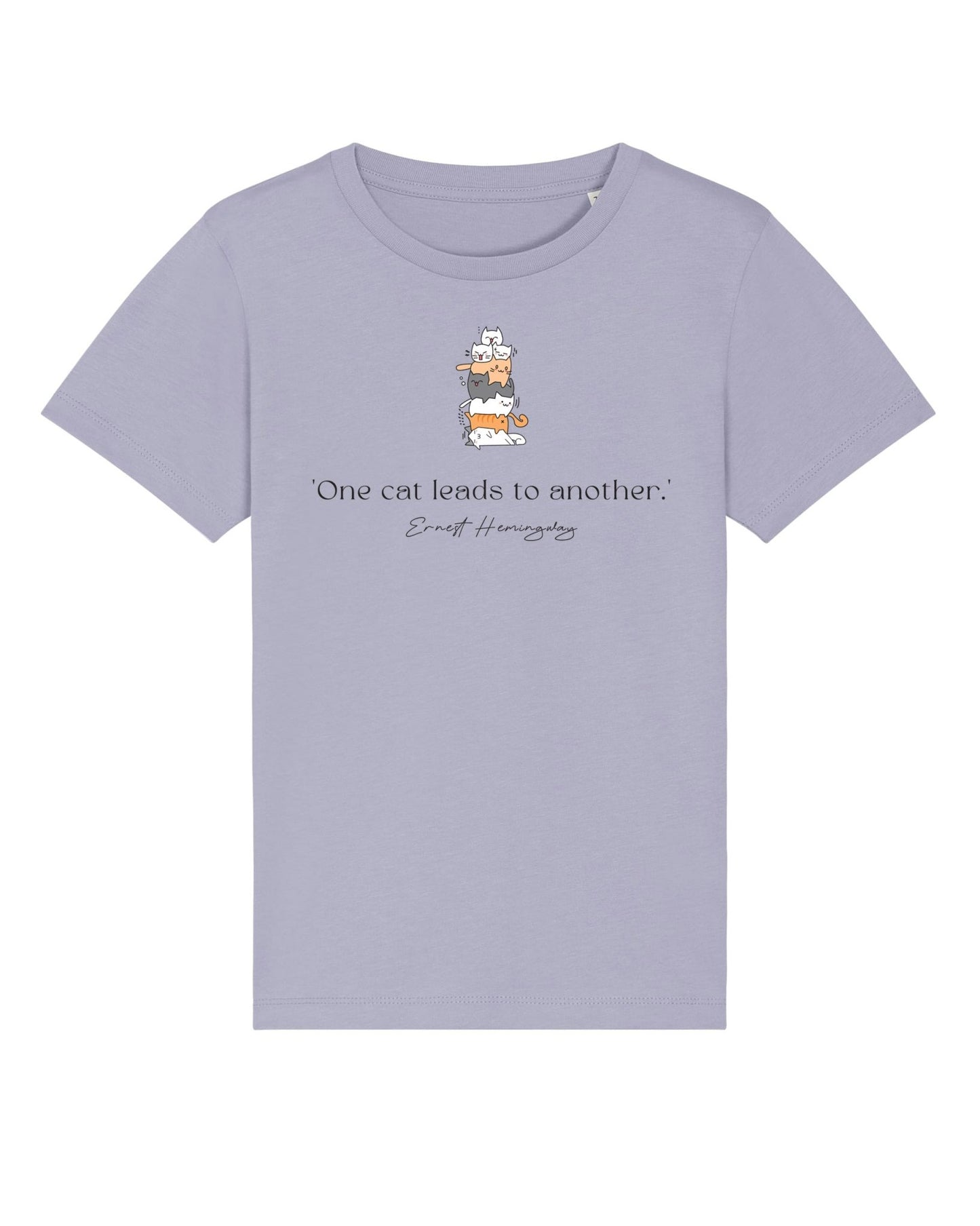 Organic Cotton 'A Pile Of Cats' T-shirt - Kids Animal Print T Shirts.