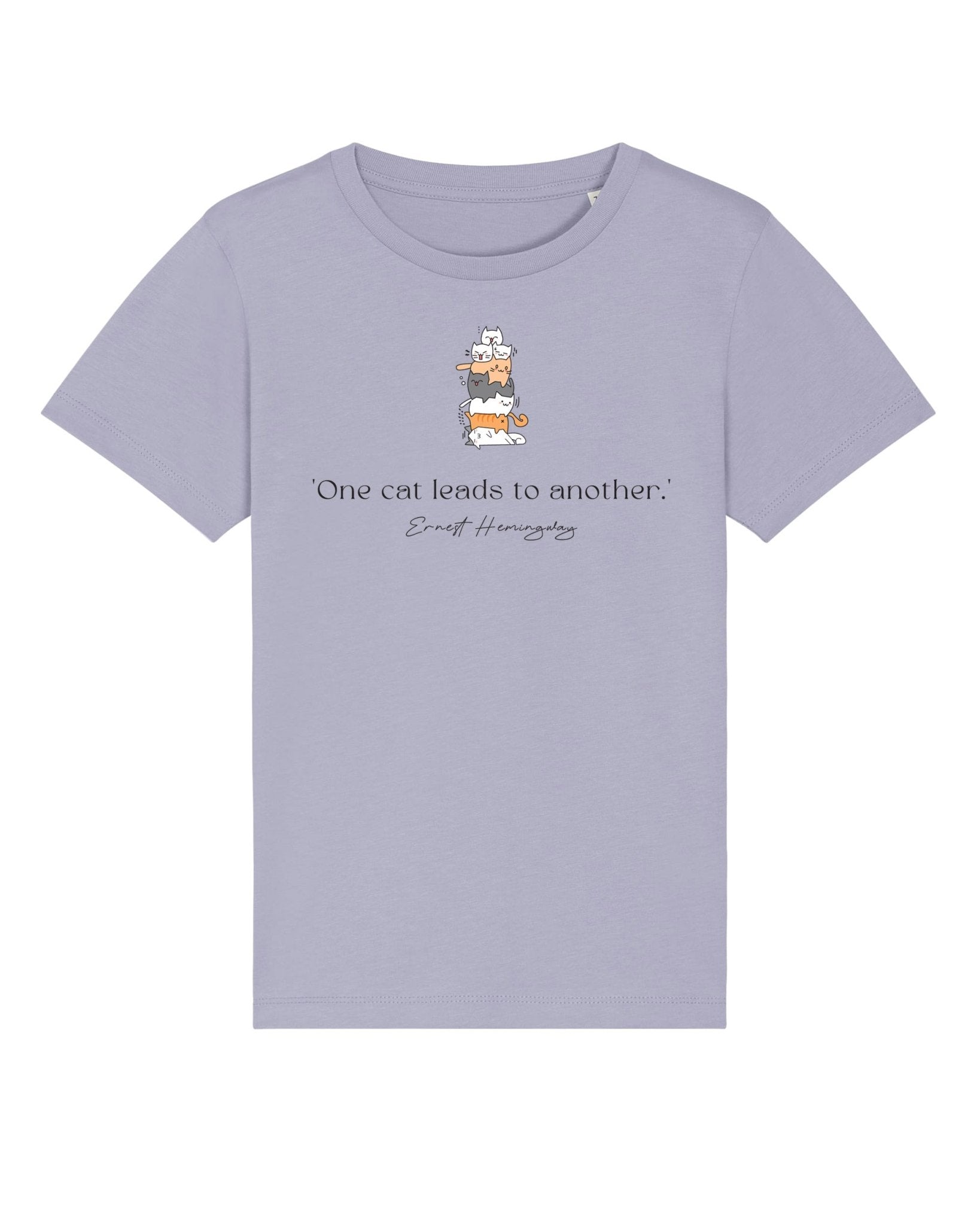 Organic Cotton 'A Pile Of Cats' T-shirt - Kids Animal Print T Shirts.