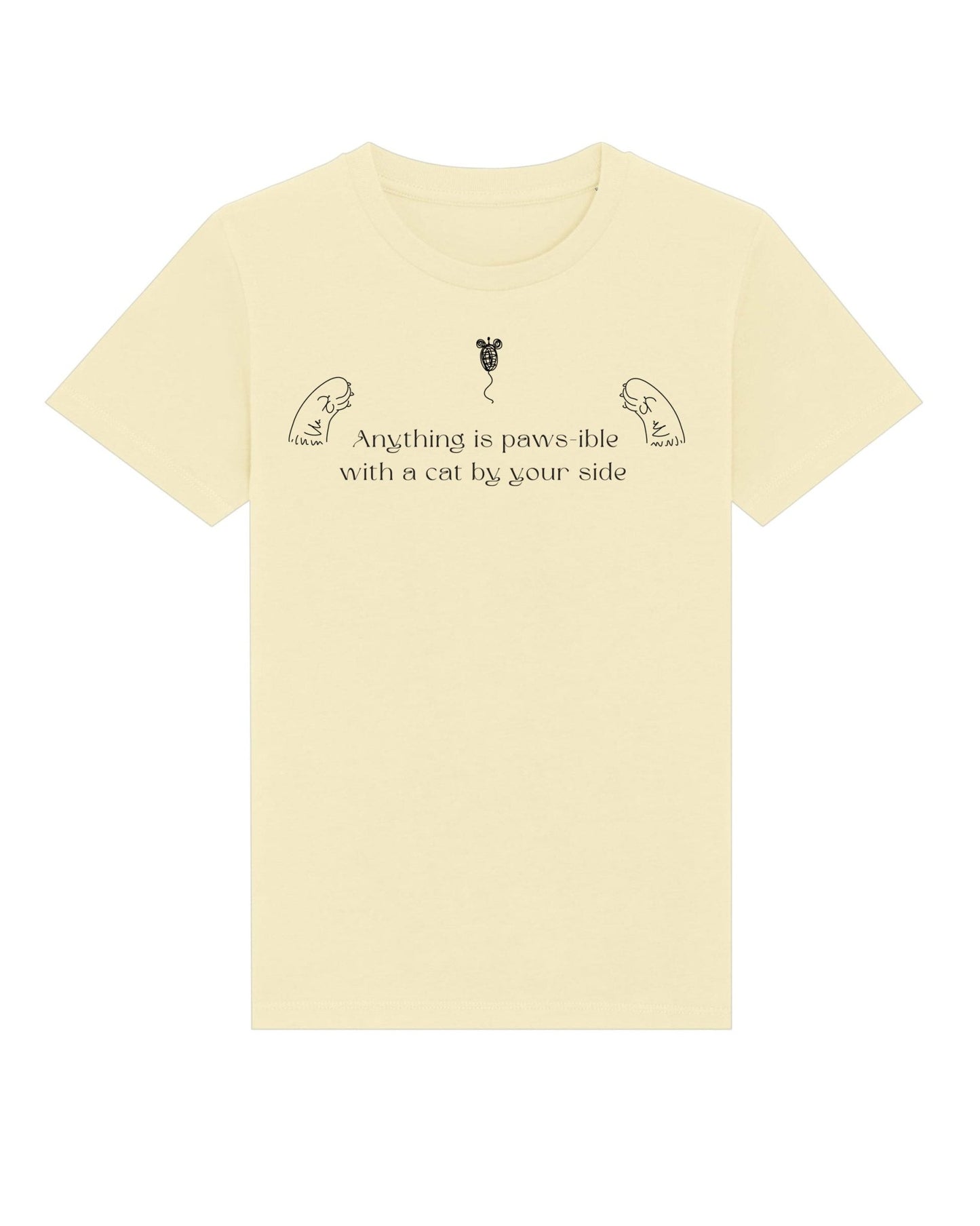 Hello Kitty outfit vibes – cute cat print kids t-shirt in comfy organic cotton

