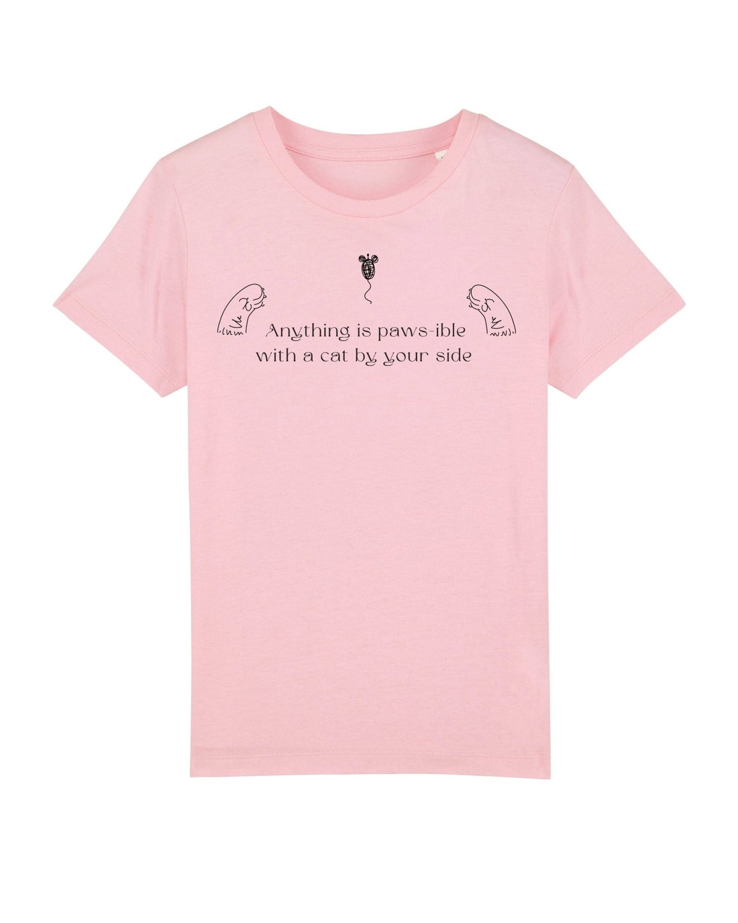 Organic Cotton Cat T-shirt – perfect gender neutral kids clothes with a fun cat design

