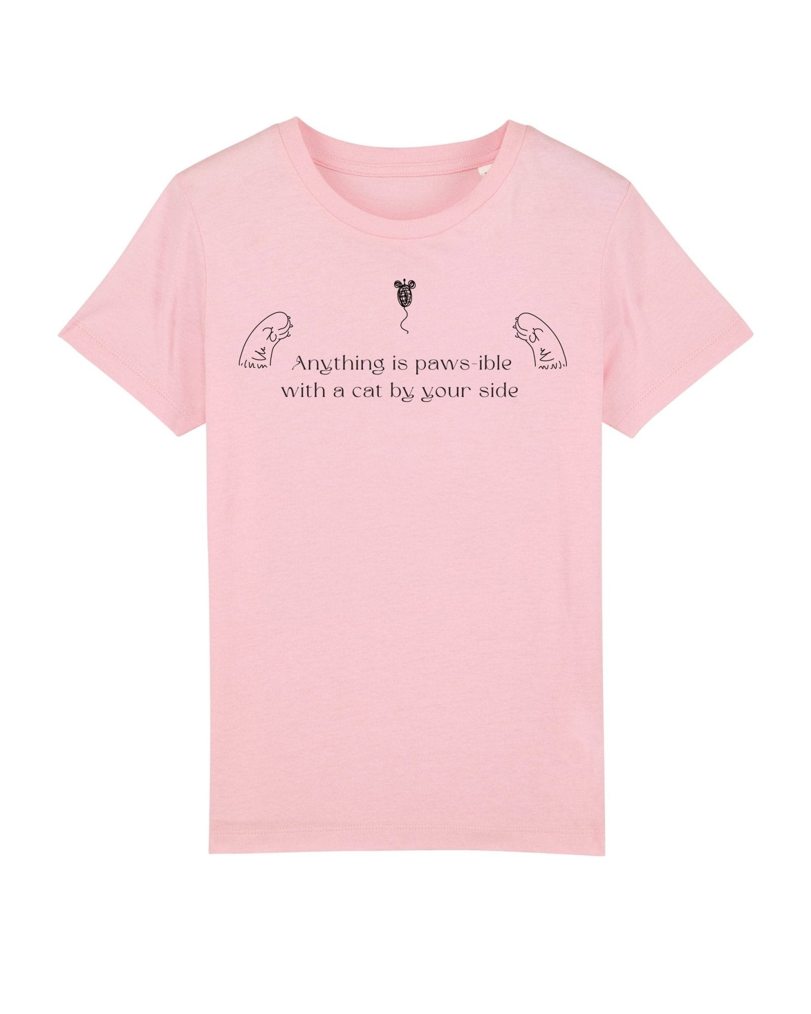 Organic Cotton Cat T-shirt – perfect gender neutral kids clothes with a fun cat design

