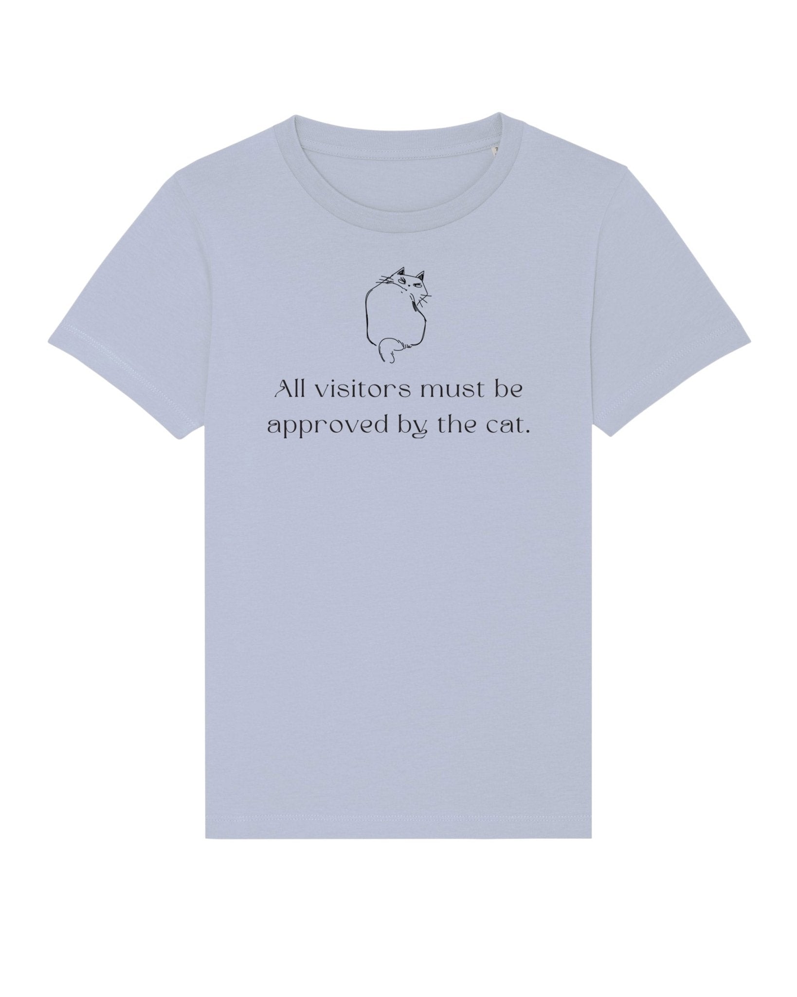 Hello Kitty clothing inspired – 'Cat Approval' Organic Cotton kids tee with cat print

