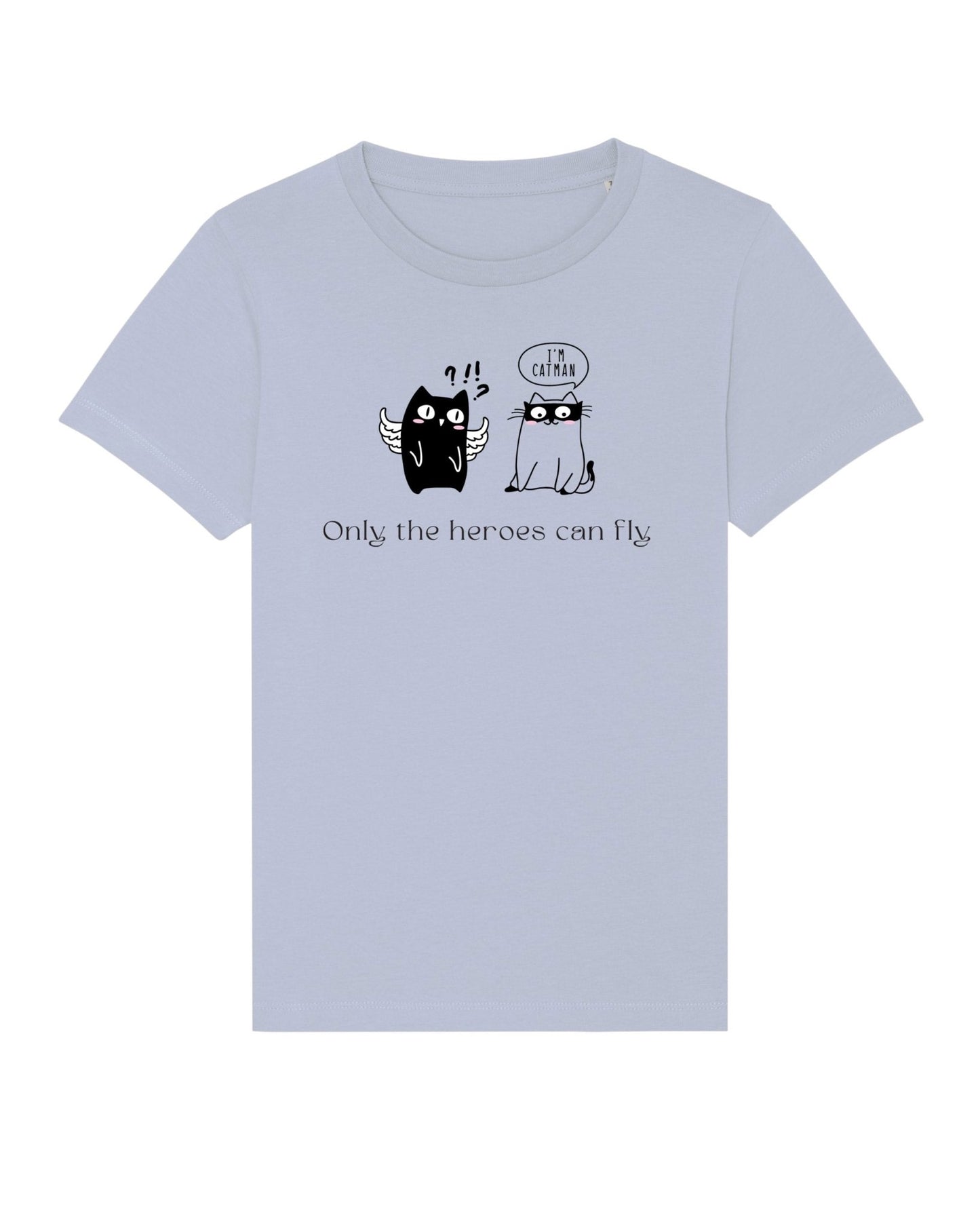 Hello kitty clothing vibe – Organic Cotton 'Cat Heroes' Kids Funny Cat T-shirt for kids

