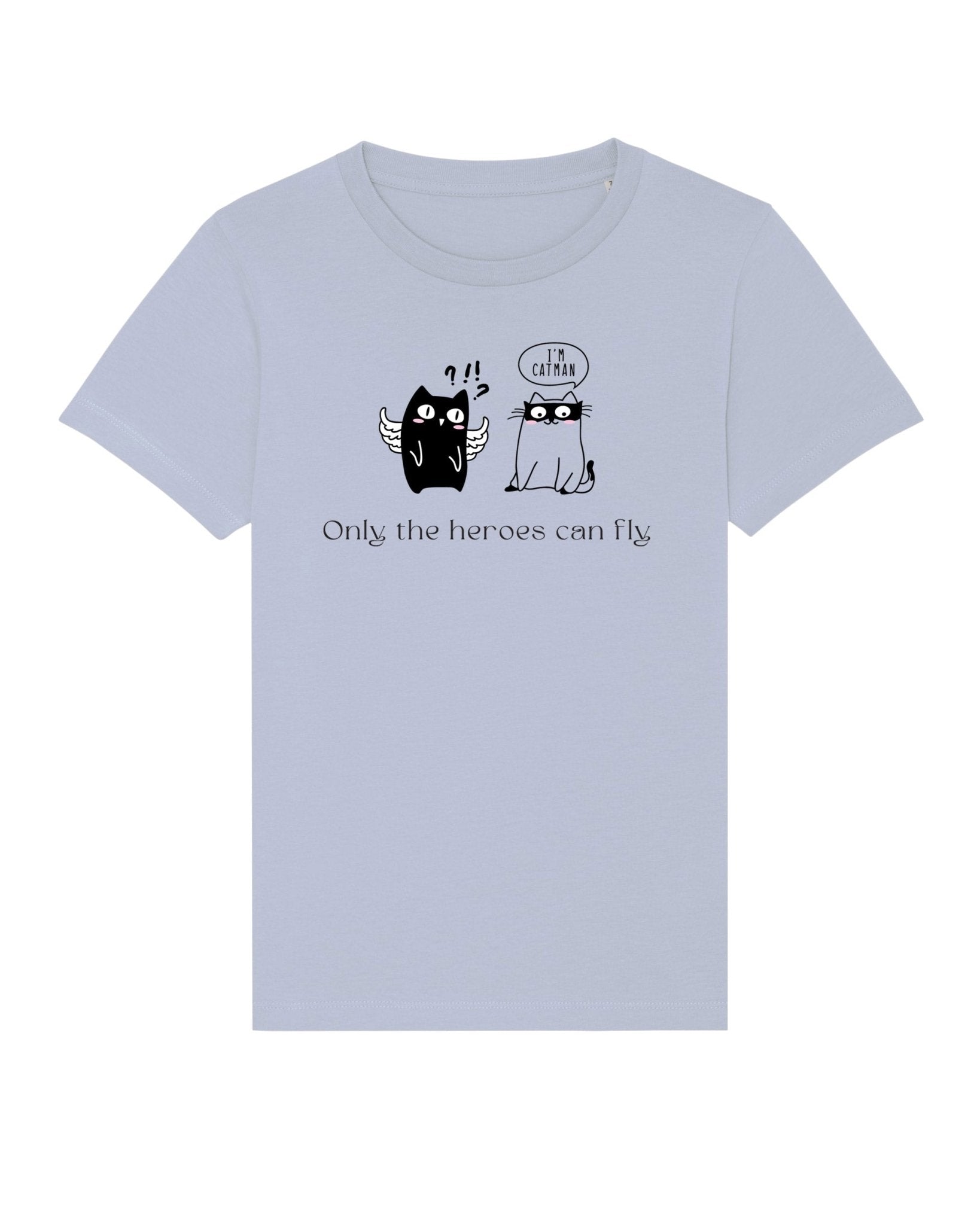 Hello kitty clothing vibe – Organic Cotton 'Cat Heroes' Kids Funny Cat T-shirt for kids

