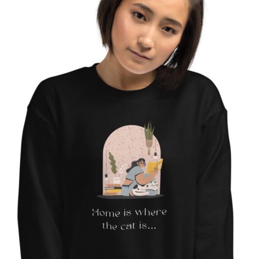 Cute cat sweatshirt idea – Organic Cotton 'Cat Sweet Cat' for cozy days

