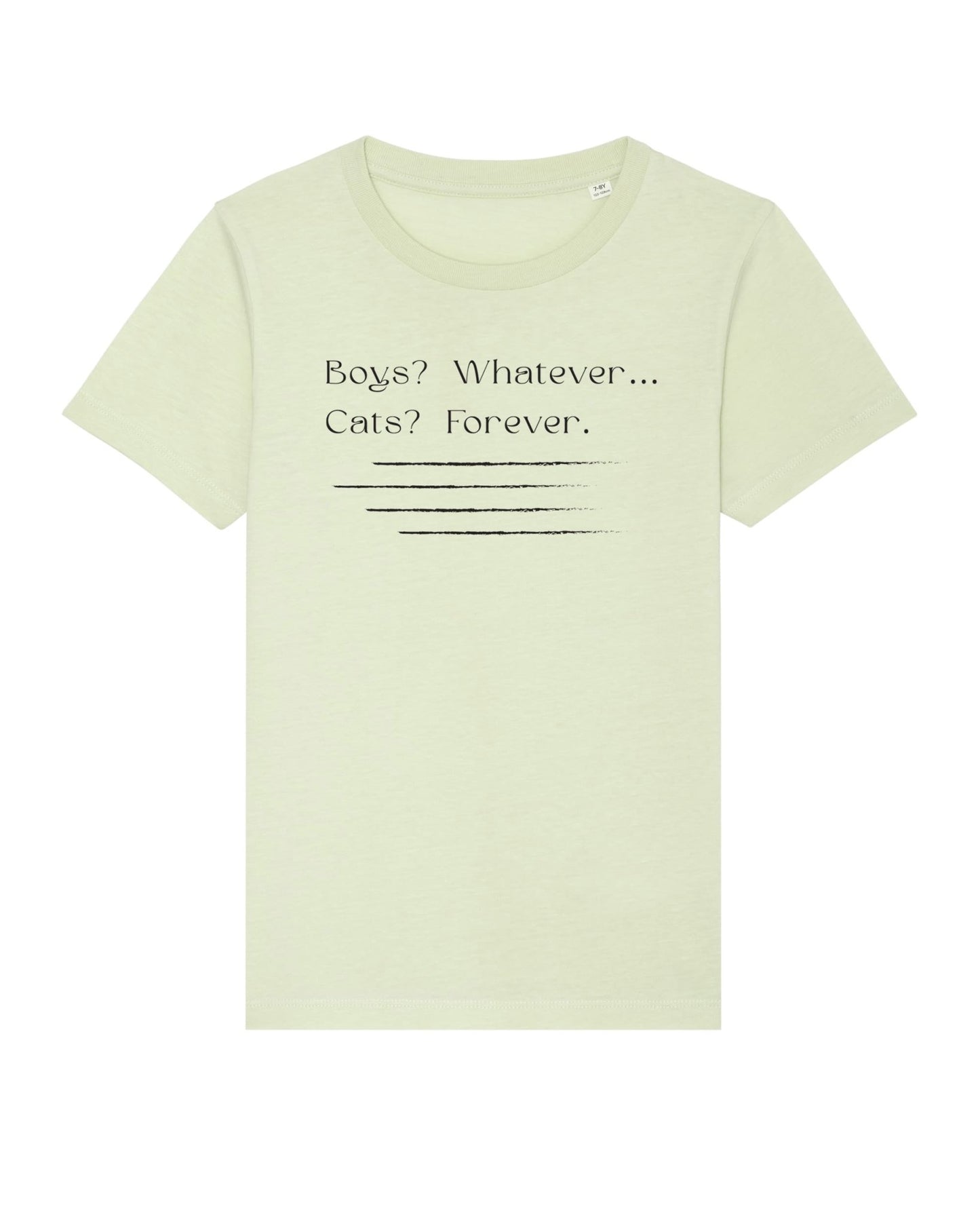 Cats Forever organic T-shirt – unisex design in gender neutral kids clothes style

